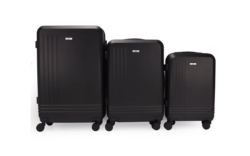 Alisa ABS Hard shell Lightweight 360 Dual Spinning Wheels Combo Lock 28" 24", 20" 3 Piece Luggage Set