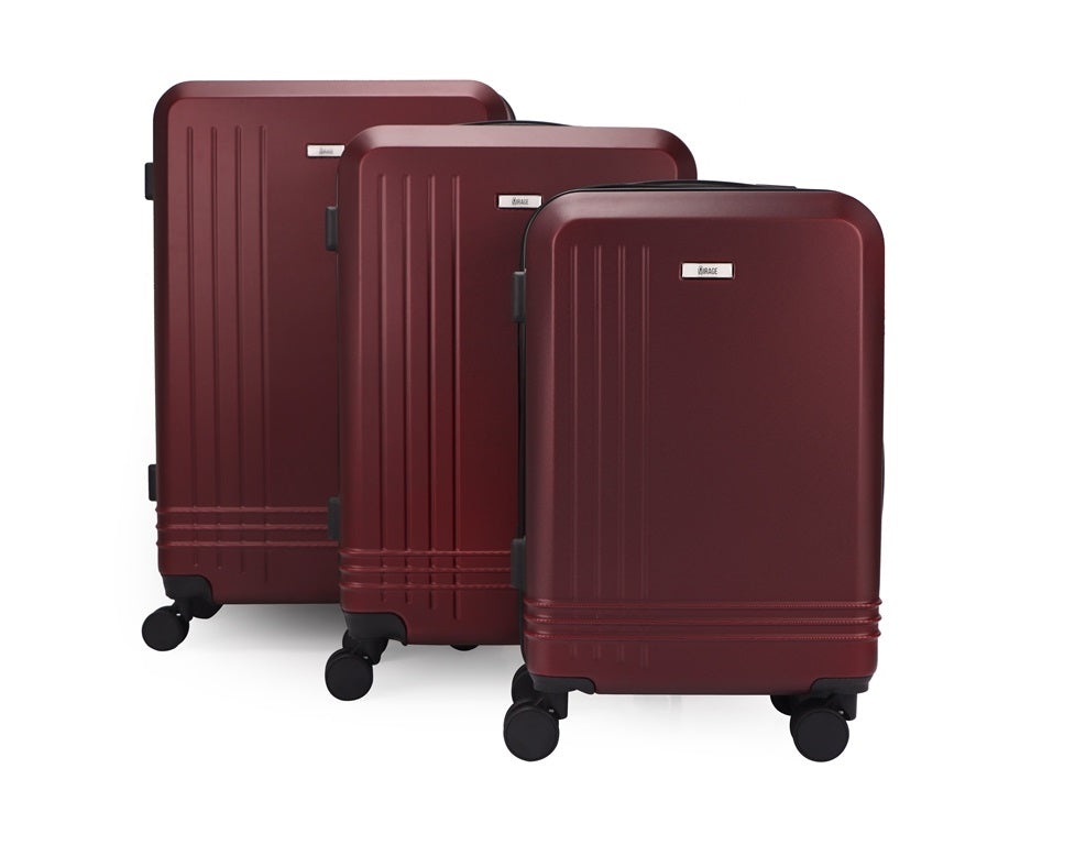 Alisa ABS Hard shell Lightweight 360 Dual Spinning Wheels Combo Lock 28" 24", 20" 3 Piece Luggage Set