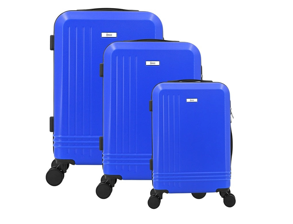 Alisa ABS Hard shell Lightweight 360 Dual Spinning Wheels Combo Lock 28" 24", 20" 3 Piece Luggage Set