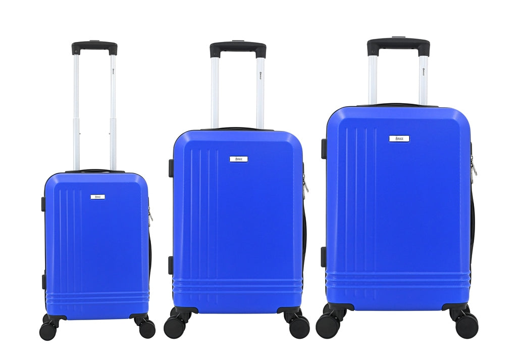 Alisa ABS Hard shell Lightweight 360 Dual Spinning Wheels Combo Lock 28" 24", 20" 3 Piece Luggage Set