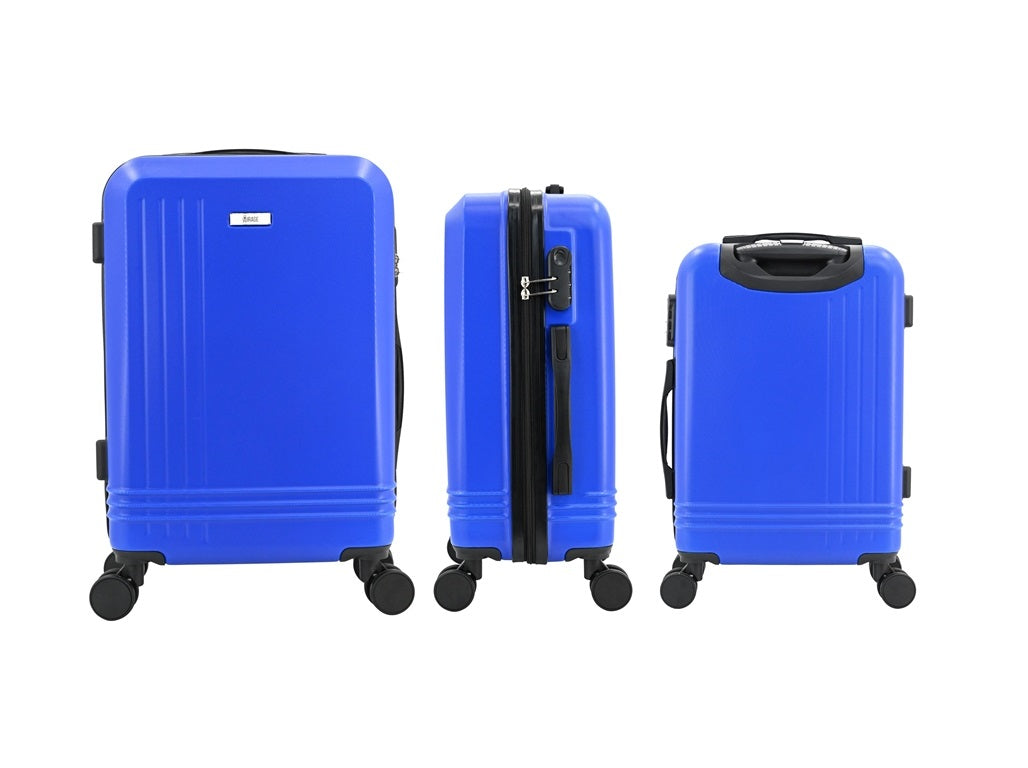 Alisa ABS Hard shell Lightweight 360 Dual Spinning Wheels Combo Lock 28" 24", 20" 3 Piece Luggage Set