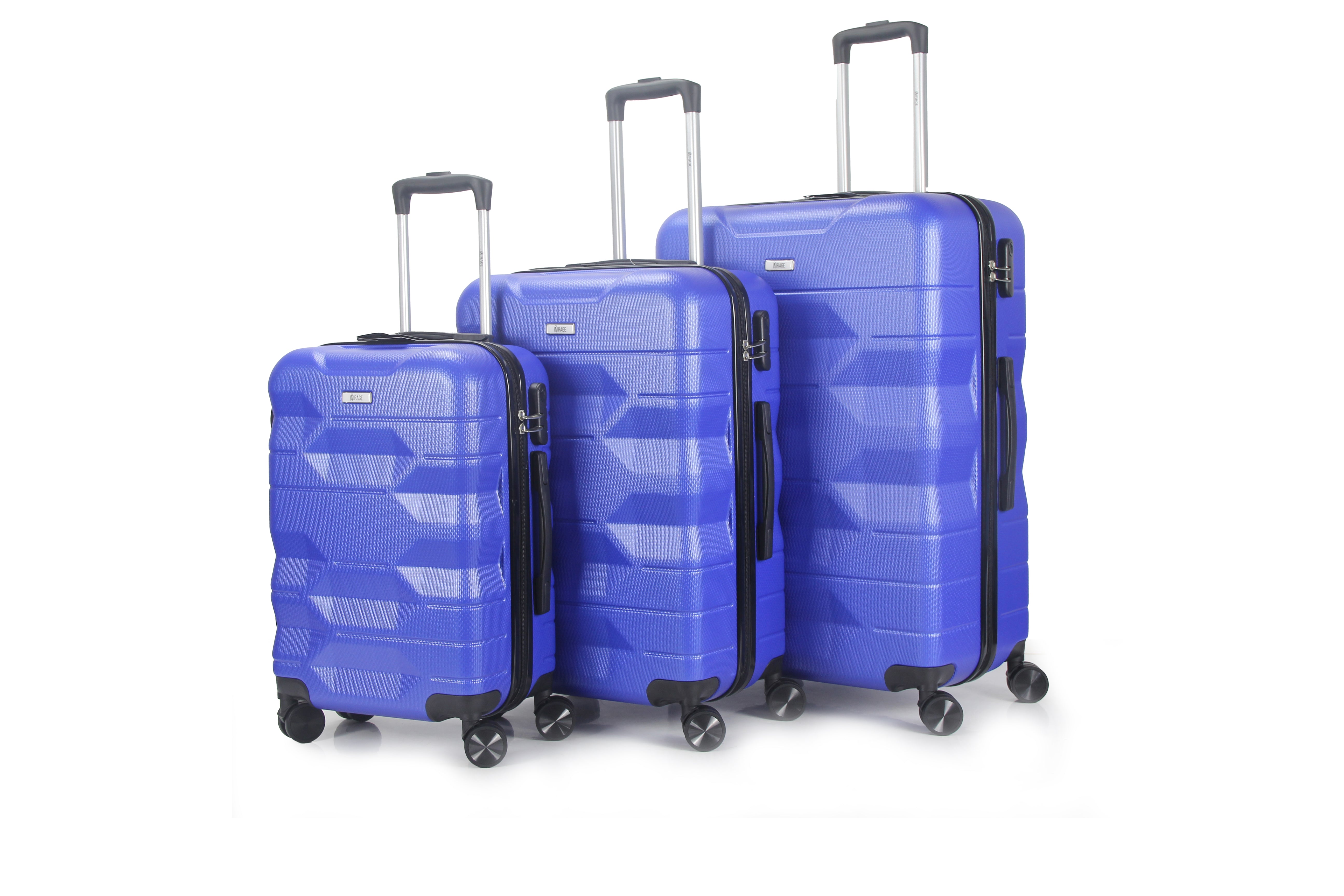 Maggie ABS Hard shell Lightweight 360 Dual Spinning Wheels Combo Lock 28" 24", 20" 3 Piece Luggage Set