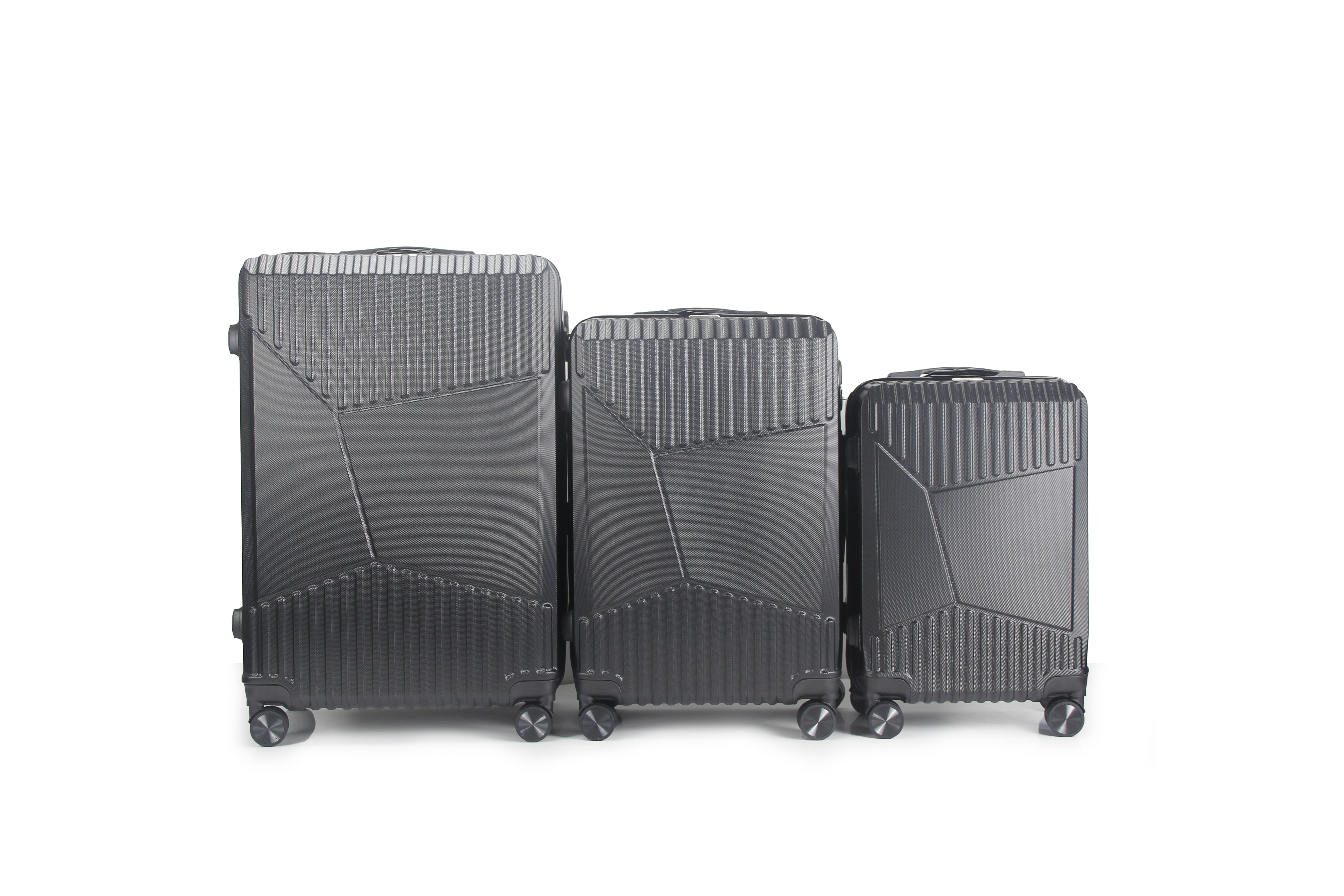 Melinda ABS Hard shell Lightweight 360 Dual Spinning Wheels Combo Lock 28" 24", 20" 3 Piece Luggage Set