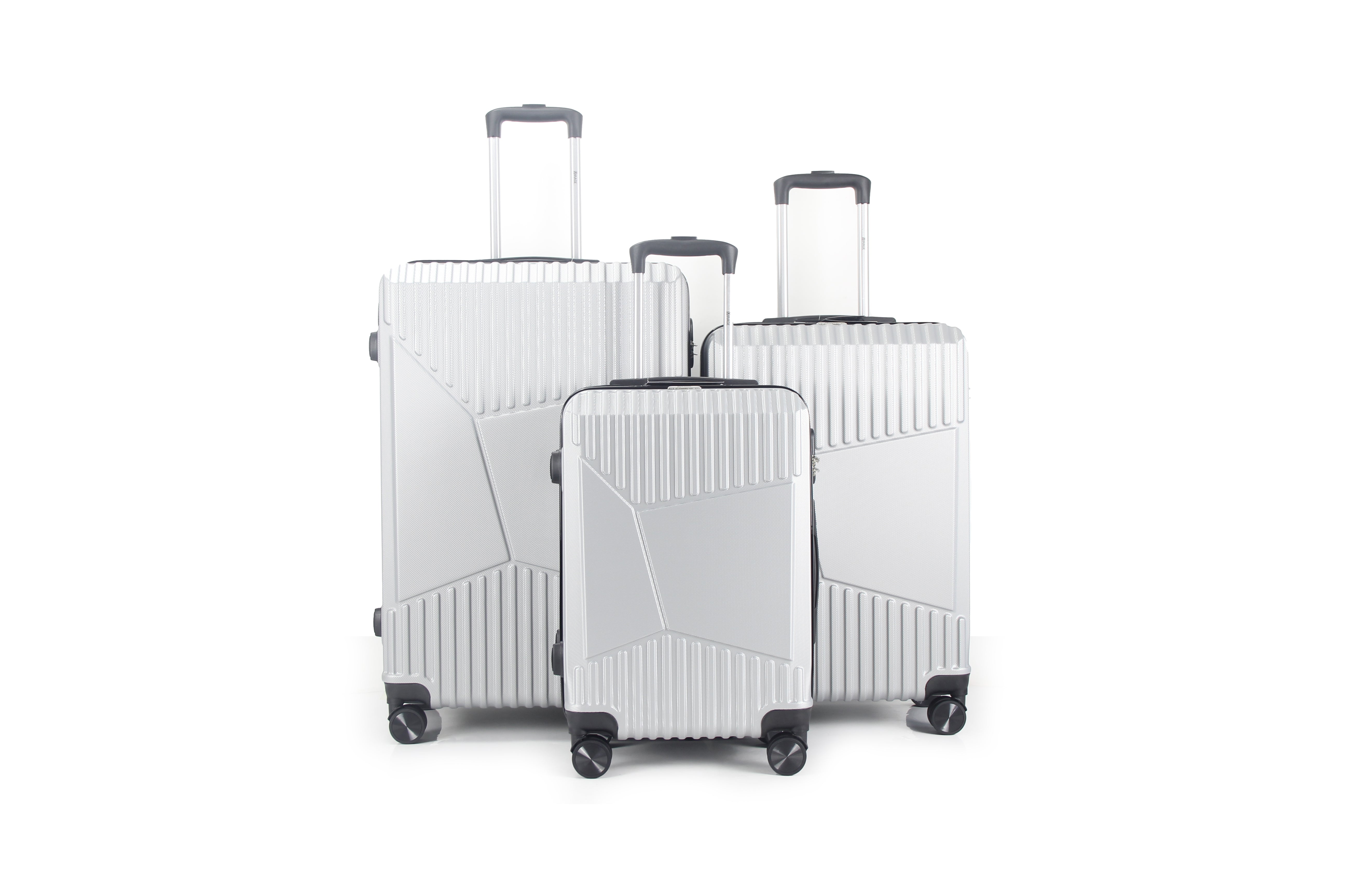 Melinda ABS Hard shell Lightweight 360 Dual Spinning Wheels Combo Lock 28" 24", 20" 3 Piece Luggage Set