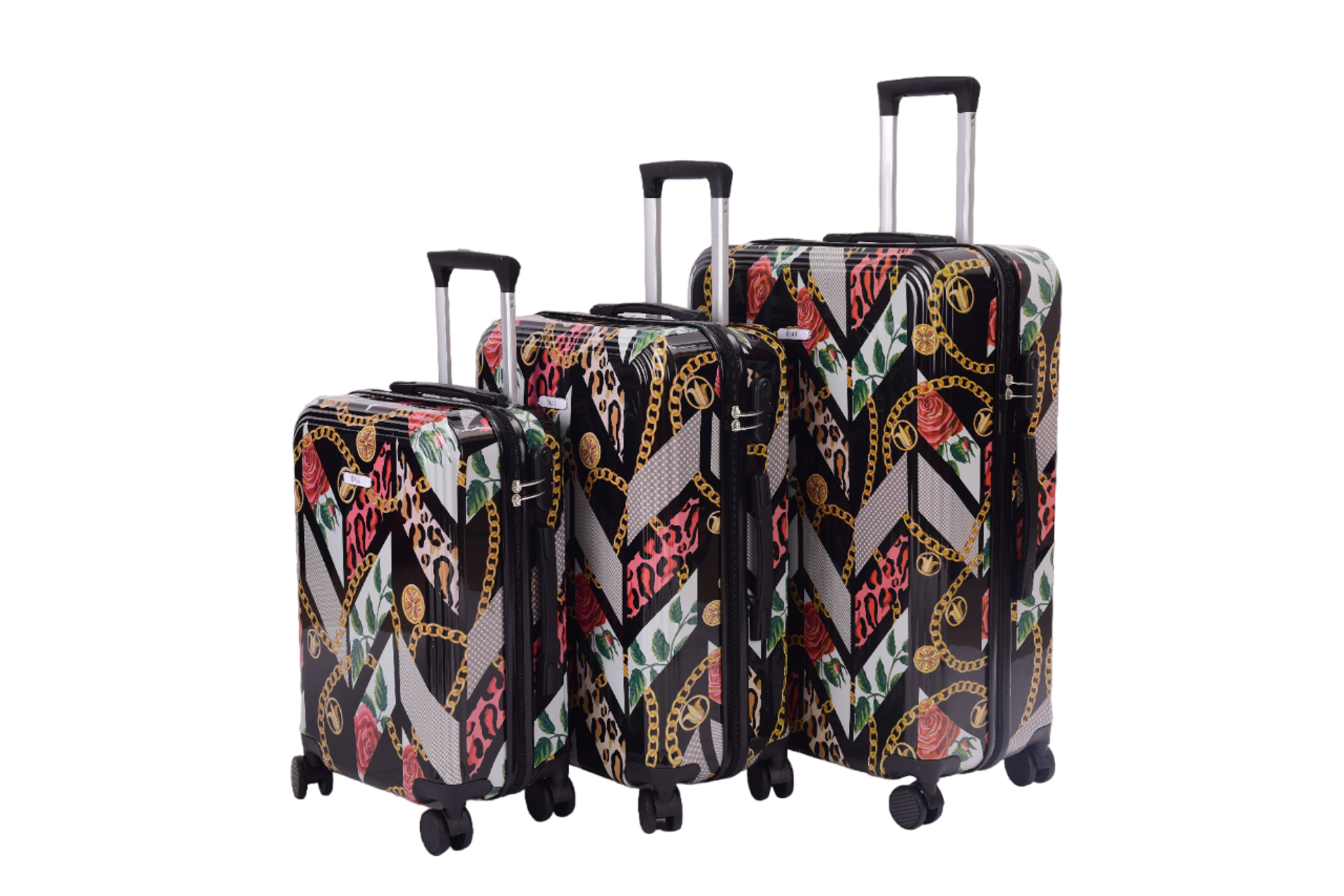 Xena ABS Hard shell Lightweight 360 Dual Spinning Wheels Combo Lock 28", 24", 20" 3 Piece Luggage Set