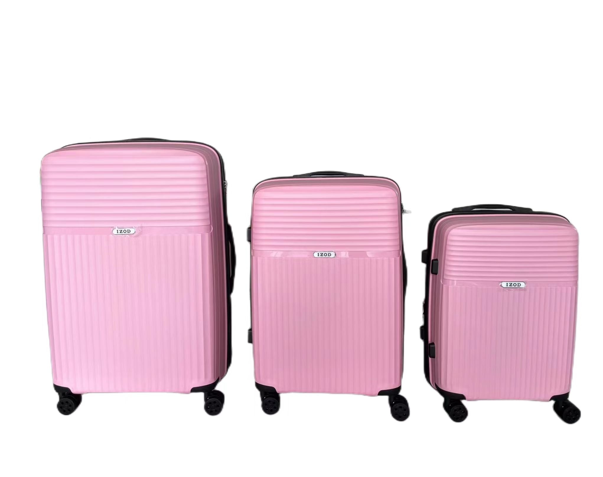 IZOD Siri Polycarbonate Hard shell Expandable Lightweight 360 Dual Spinning Wheels Combo Lock 28", 24", 20" 3 Piece Luggage Set