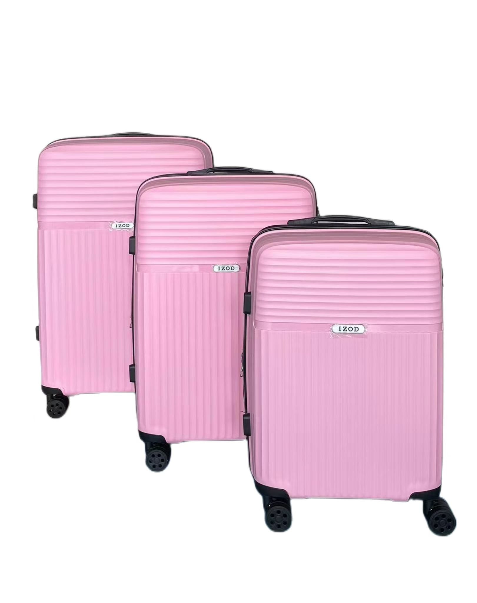 IZOD Siri Polycarbonate Hard shell Expandable Lightweight 360 Dual Spinning Wheels Combo Lock 28", 24", 20" 3 Piece Luggage Set