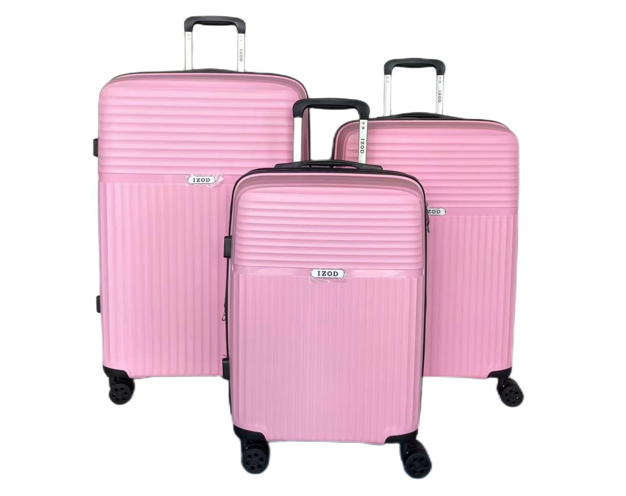 IZOD Siri Polycarbonate Hard shell Expandable Lightweight 360 Dual Spinning Wheels Combo Lock 28", 24", 20" 3 Piece Luggage Set