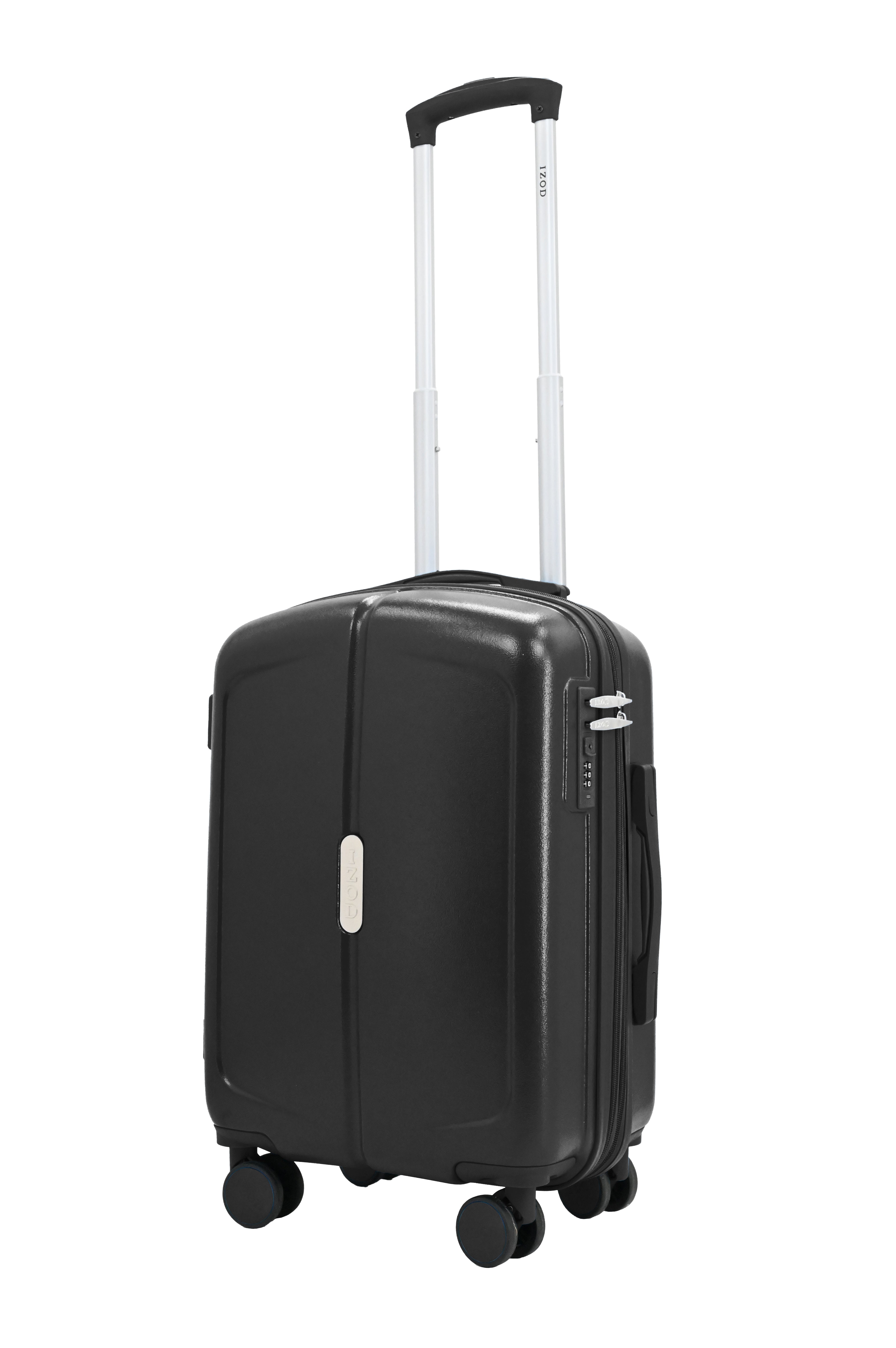 IZOD Mateo 20-Inch Carry-On Luggage – Lightweight Expandable ABS Hardside Suitcase with 360° Dual Spinner Wheels & Built-In Combo Lock