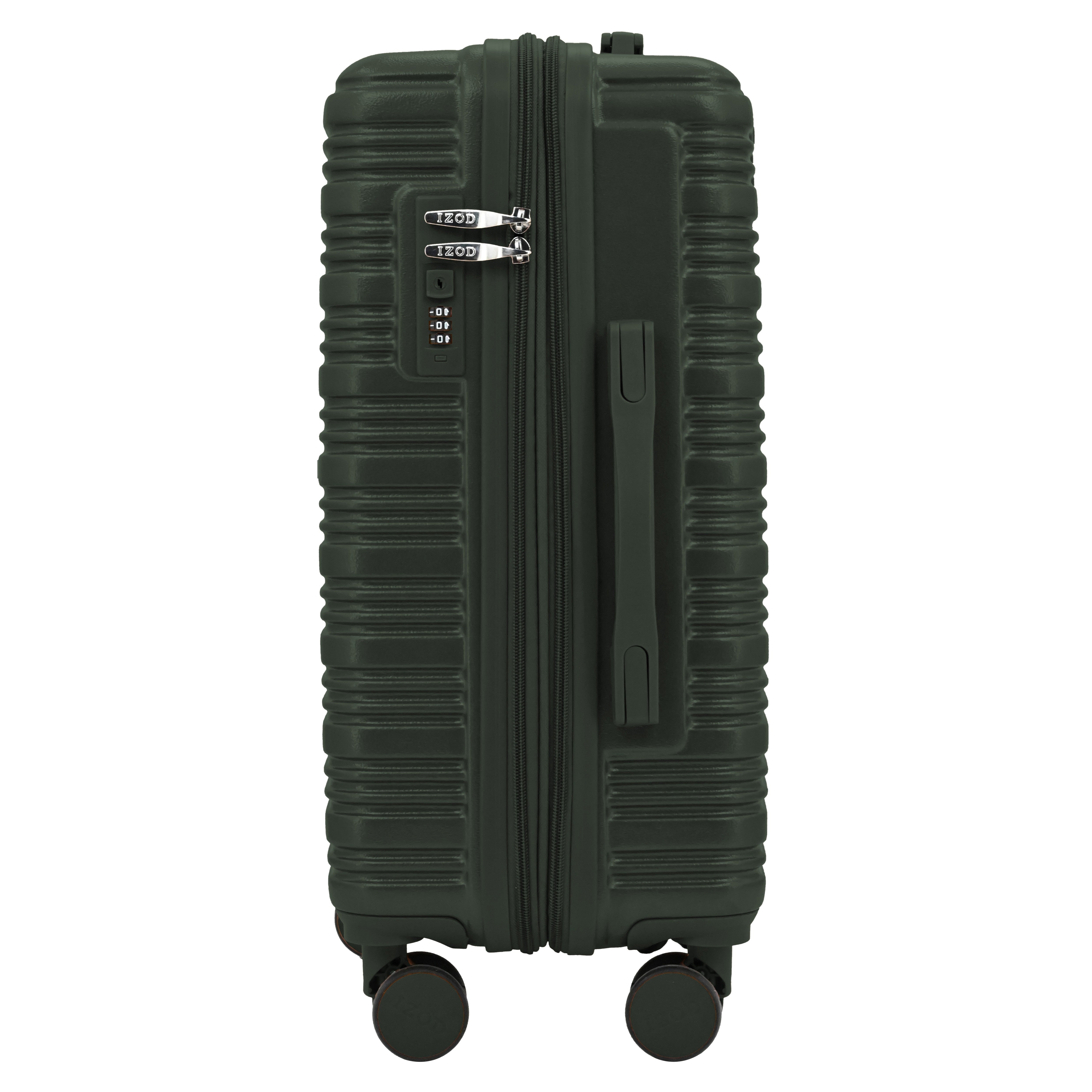 IZOD Romeo 20-Inch Carry-On Luggage – Lightweight Expandable ABS Hardside Suitcase with 360° Dual Spinner Wheels & Built-In Combo Lock