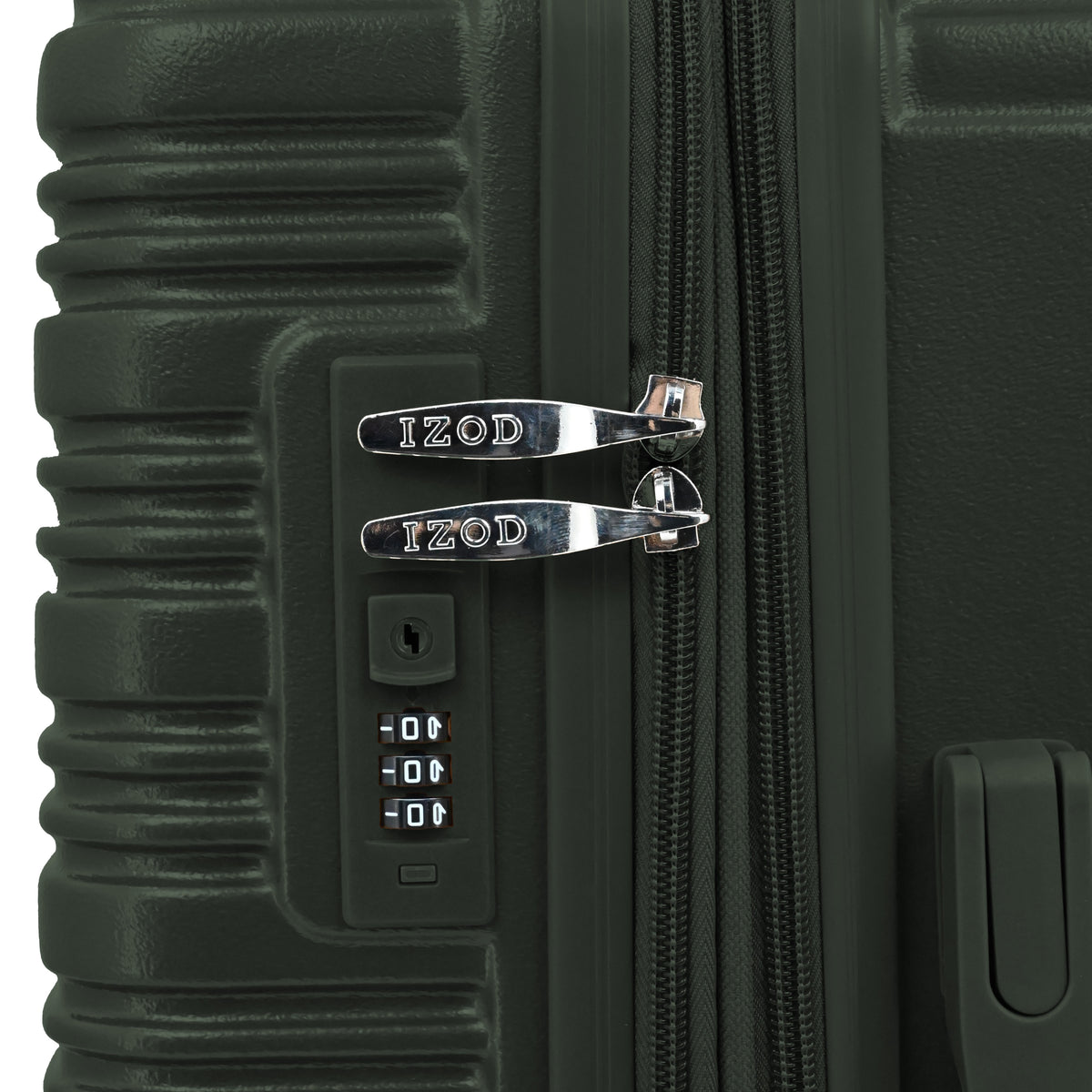 IZOD Romeo 20-Inch Carry-On Luggage – Lightweight Expandable ABS Hardside Suitcase with 360° Dual Spinner Wheels & Built-In Combo Lock