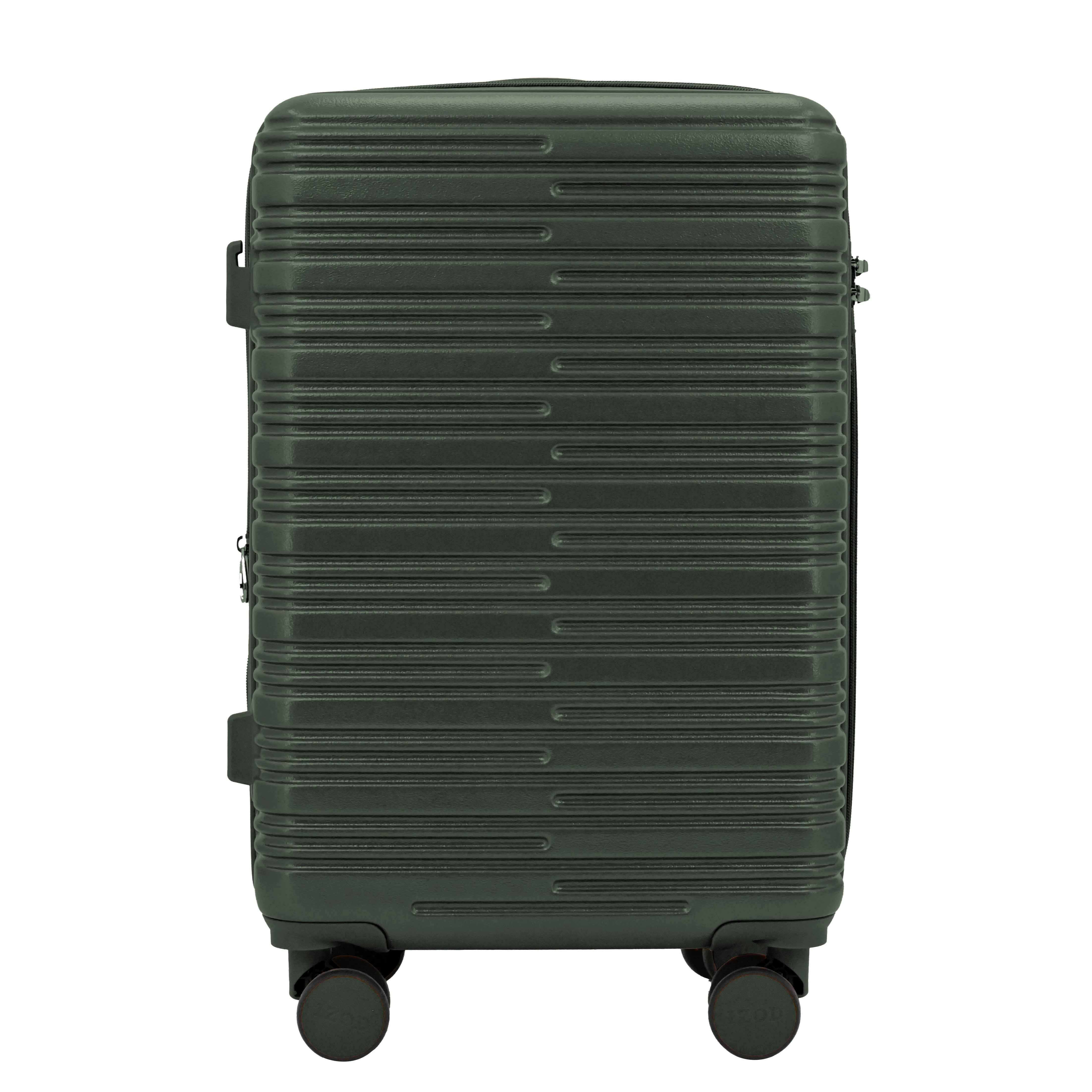 IZOD Romeo 20-Inch Carry-On Luggage – Lightweight Expandable ABS Hardside Suitcase with 360° Dual Spinner Wheels & Built-In Combo Lock