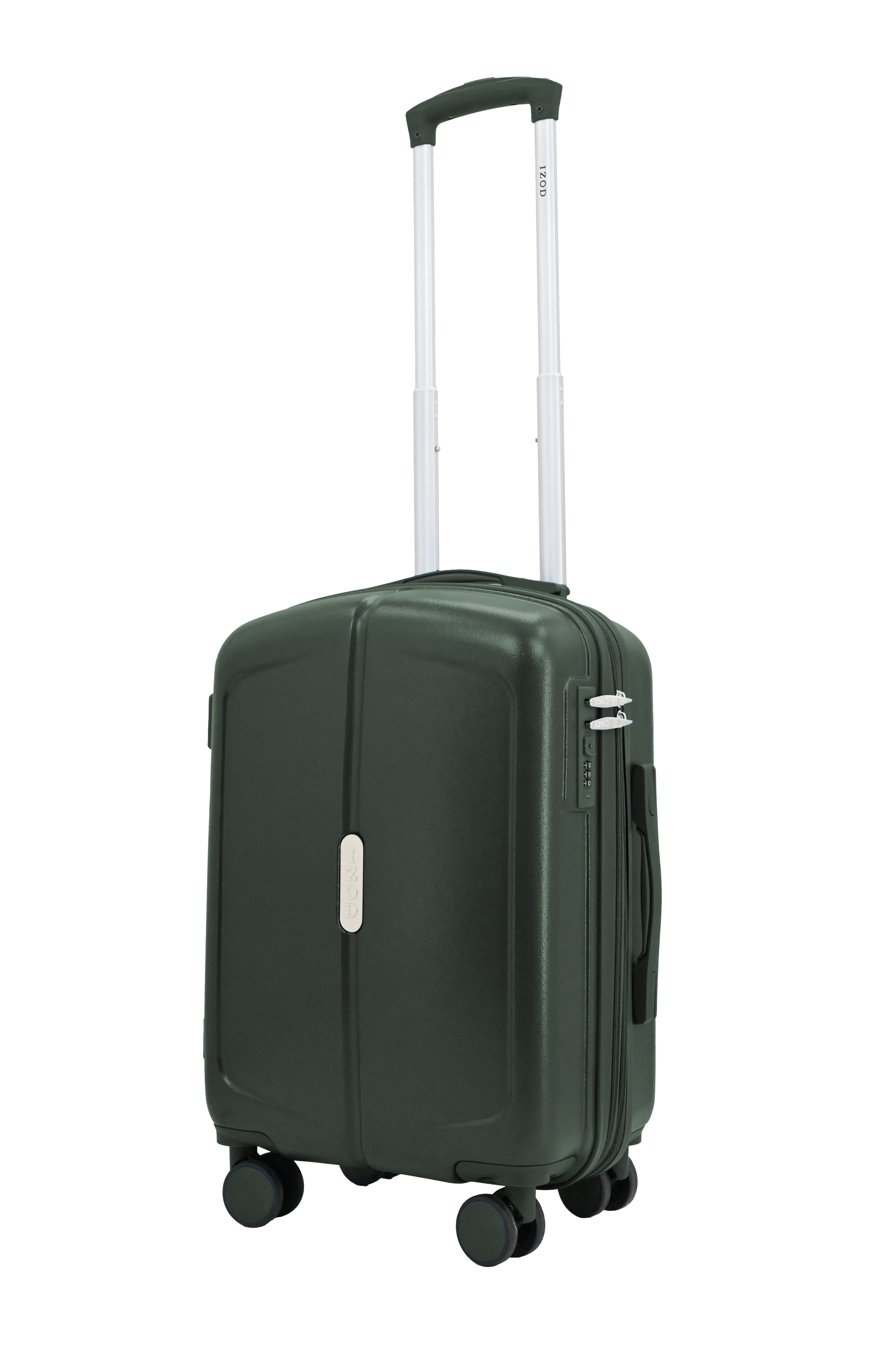 IZOD Mateo 20-Inch Carry-On Luggage – Lightweight Expandable ABS Hardside Suitcase with 360° Dual Spinner Wheels & Built-In Combo Lock