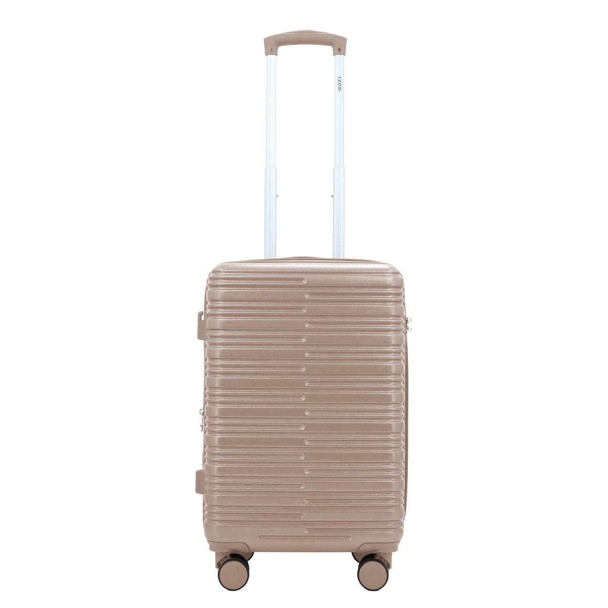 IZOD Romeo 20-Inch Carry-On Luggage – Lightweight Expandable ABS Hardside Suitcase with 360° Dual Spinner Wheels & Built-In Combo Lock
