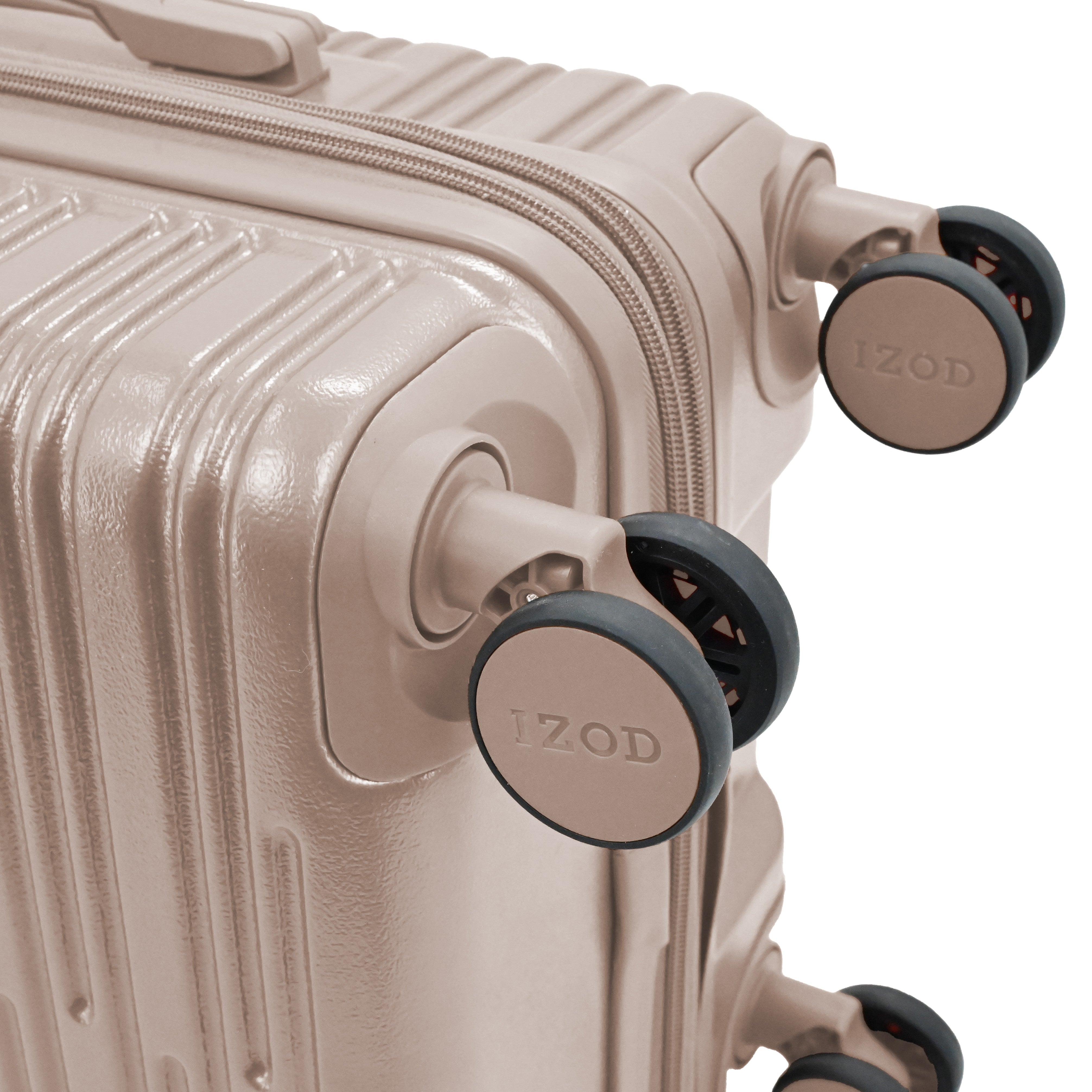 IZOD Romeo 20-Inch Carry-On Luggage – Lightweight Expandable ABS Hardside Suitcase with 360° Dual Spinner Wheels & Built-In Combo Lock