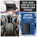 IZOD Zane 20-Inch Carry-On Luggage – Lightweight Expandable ABS Hardside Suitcase with 360° Dual Spinner Wheels & Built-In Combo Lock