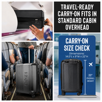 Zane 20 Inch Carry-On Expandable Spinner with Combo Lock