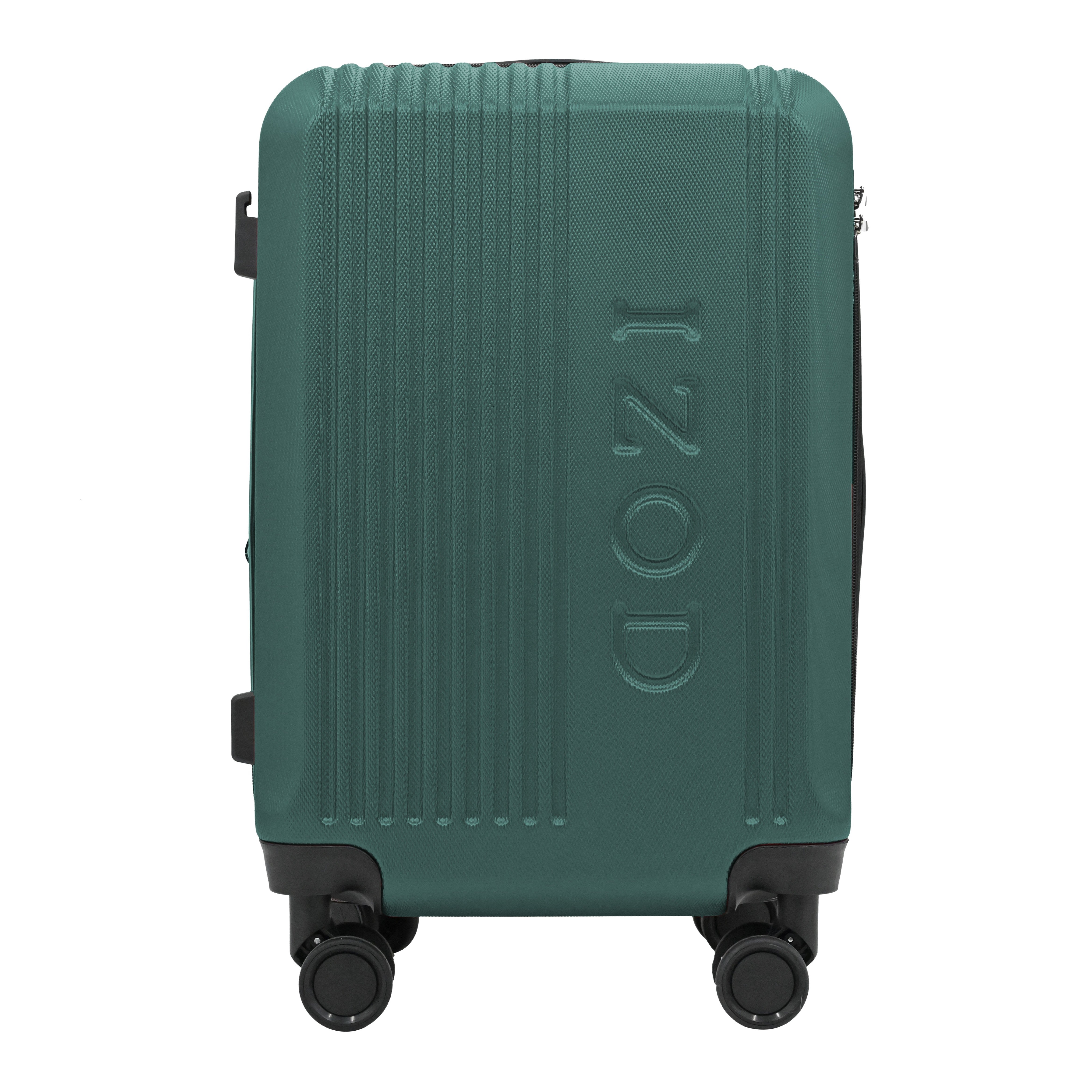 IZOD Zane 20-Inch Carry-On Luggage – Lightweight Expandable ABS Hardside Suitcase with 360° Dual Spinner Wheels & Built-In Combo Lock