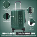 Zane 20 Inch Carry-On Expandable Spinner with Combo Lock