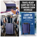 IZOD Zane 20-Inch Carry-On Luggage – Lightweight Expandable ABS Hardside Suitcase with 360° Dual Spinner Wheels & Built-In Combo Lock