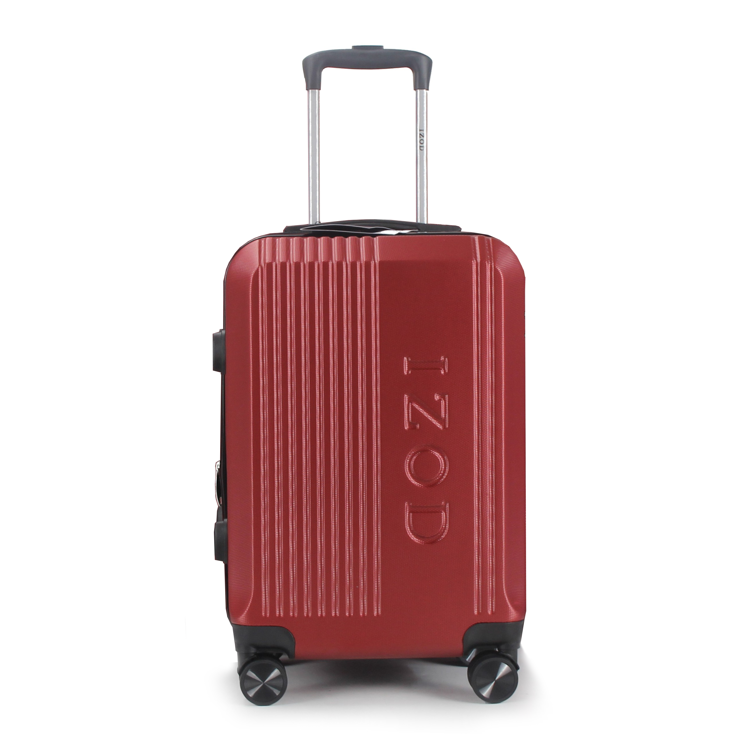 IZOD Zane 20-Inch Carry-On Luggage – Lightweight Expandable ABS Hardside Suitcase with 360° Dual Spinner Wheels & Built-In Combo Lock