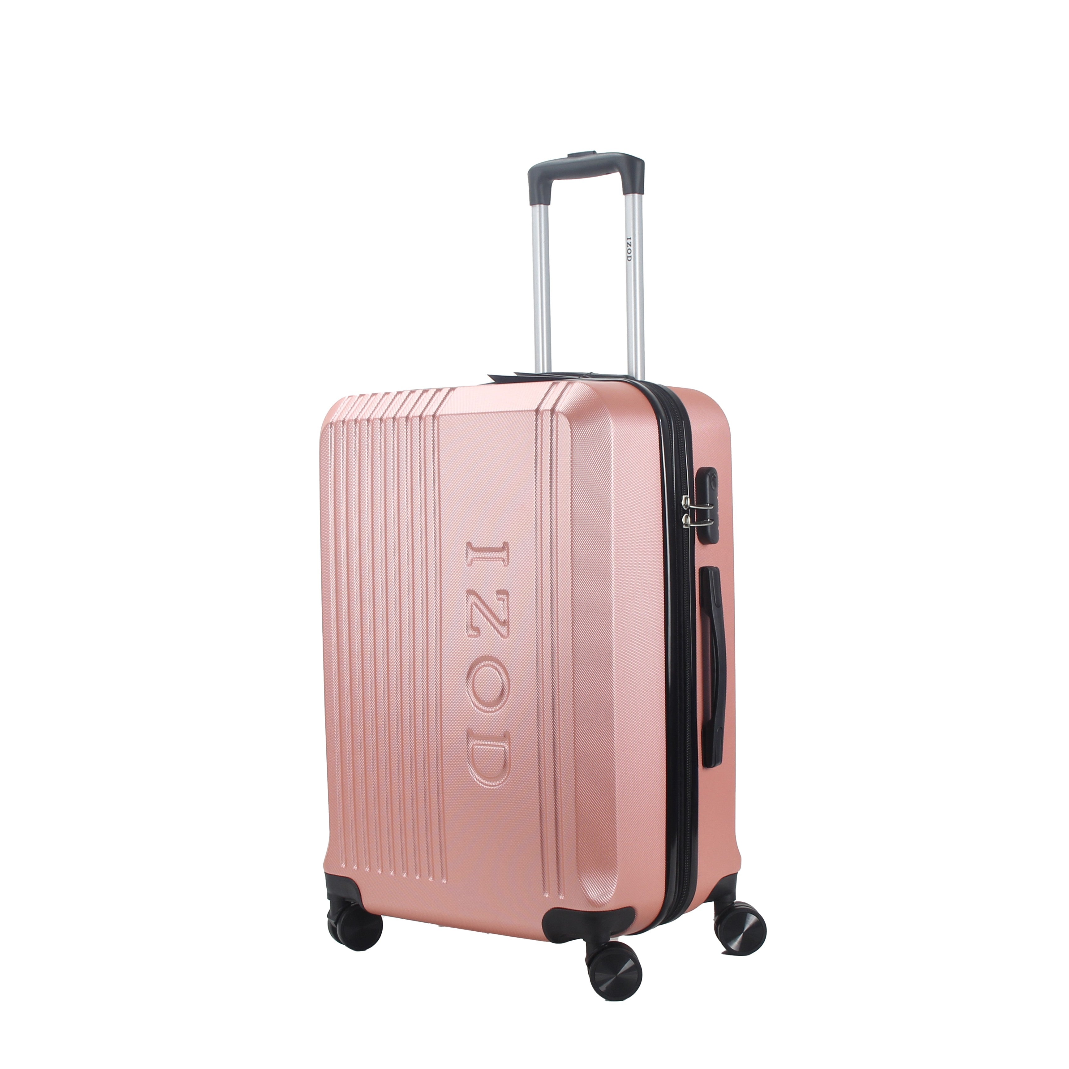IZOD Zane 20-Inch Carry-On Luggage – Lightweight Expandable ABS Hardside Suitcase with 360° Dual Spinner Wheels & Built-In Combo Lock