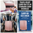 IZOD Zane 20-Inch Carry-On Luggage – Lightweight Expandable ABS Hardside Suitcase with 360° Dual Spinner Wheels & Built-In Combo Lock