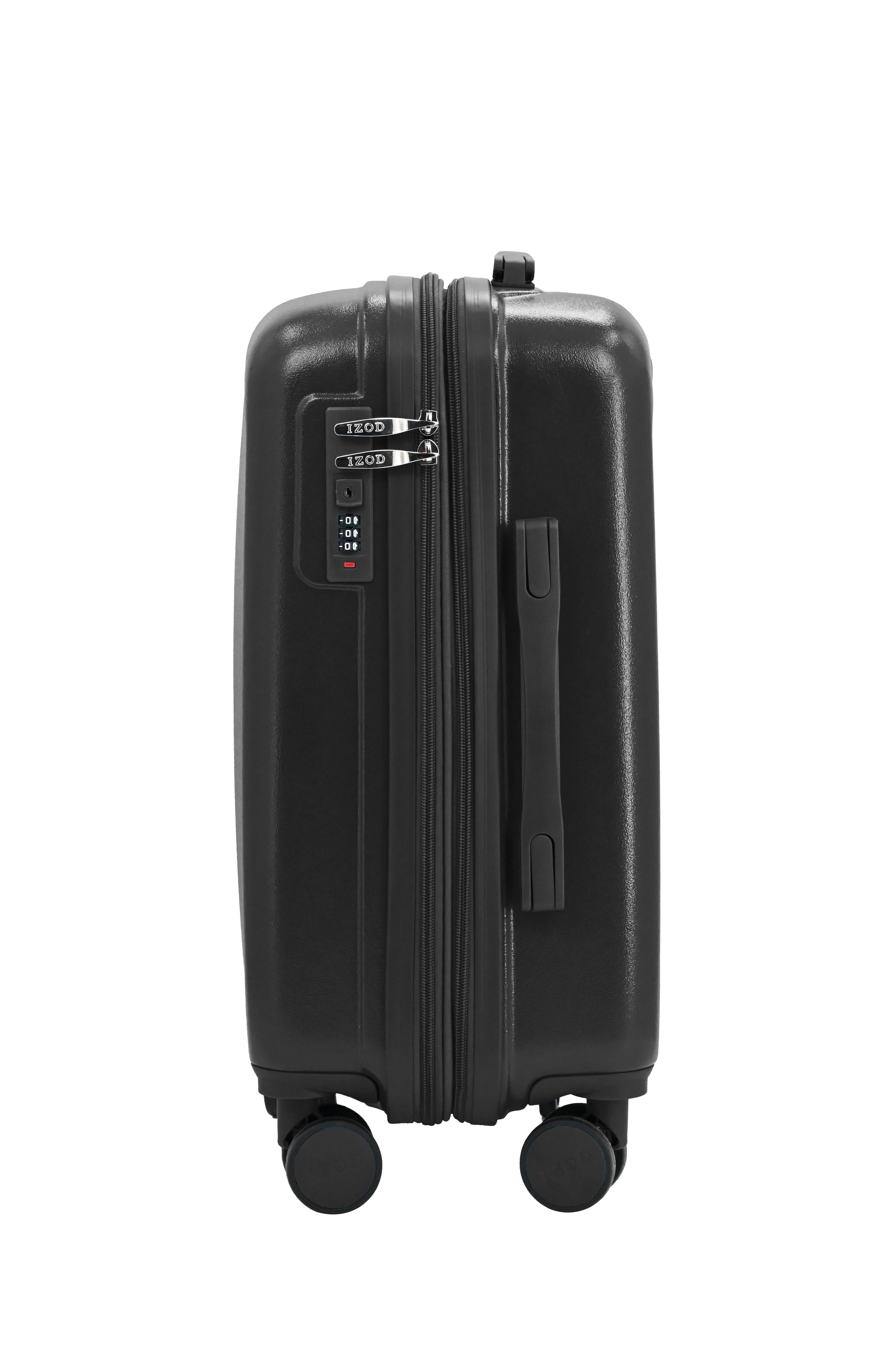 IZOD Mateo 20-Inch Carry-On Luggage – Lightweight Expandable ABS Hardside Suitcase with 360° Dual Spinner Wheels & Built-In Combo Lock