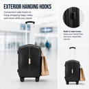 IZOD Mateo 20-Inch Carry-On Luggage – Lightweight Expandable ABS Hardside Suitcase with 360° Dual Spinner Wheels & Built-In Combo Lock