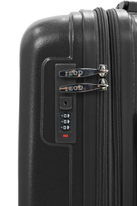 IZOD Mateo 20-Inch Carry-On Luggage – Lightweight Expandable ABS Hardside Suitcase with 360° Dual Spinner Wheels & Built-In Combo Lock