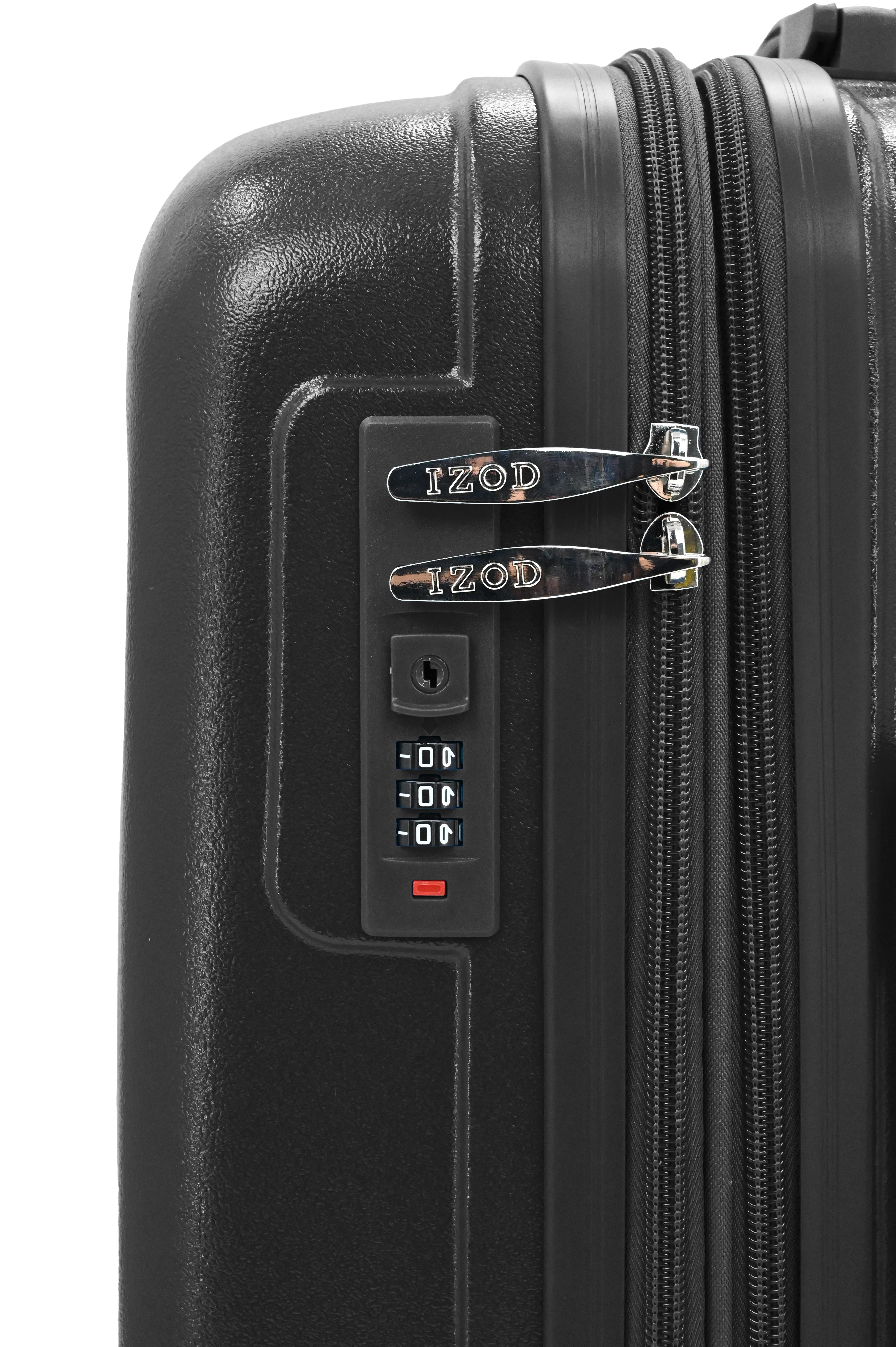 IZOD Mateo 20-Inch Carry-On Luggage – Lightweight Expandable ABS Hardside Suitcase with 360° Dual Spinner Wheels & Built-In Combo Lock