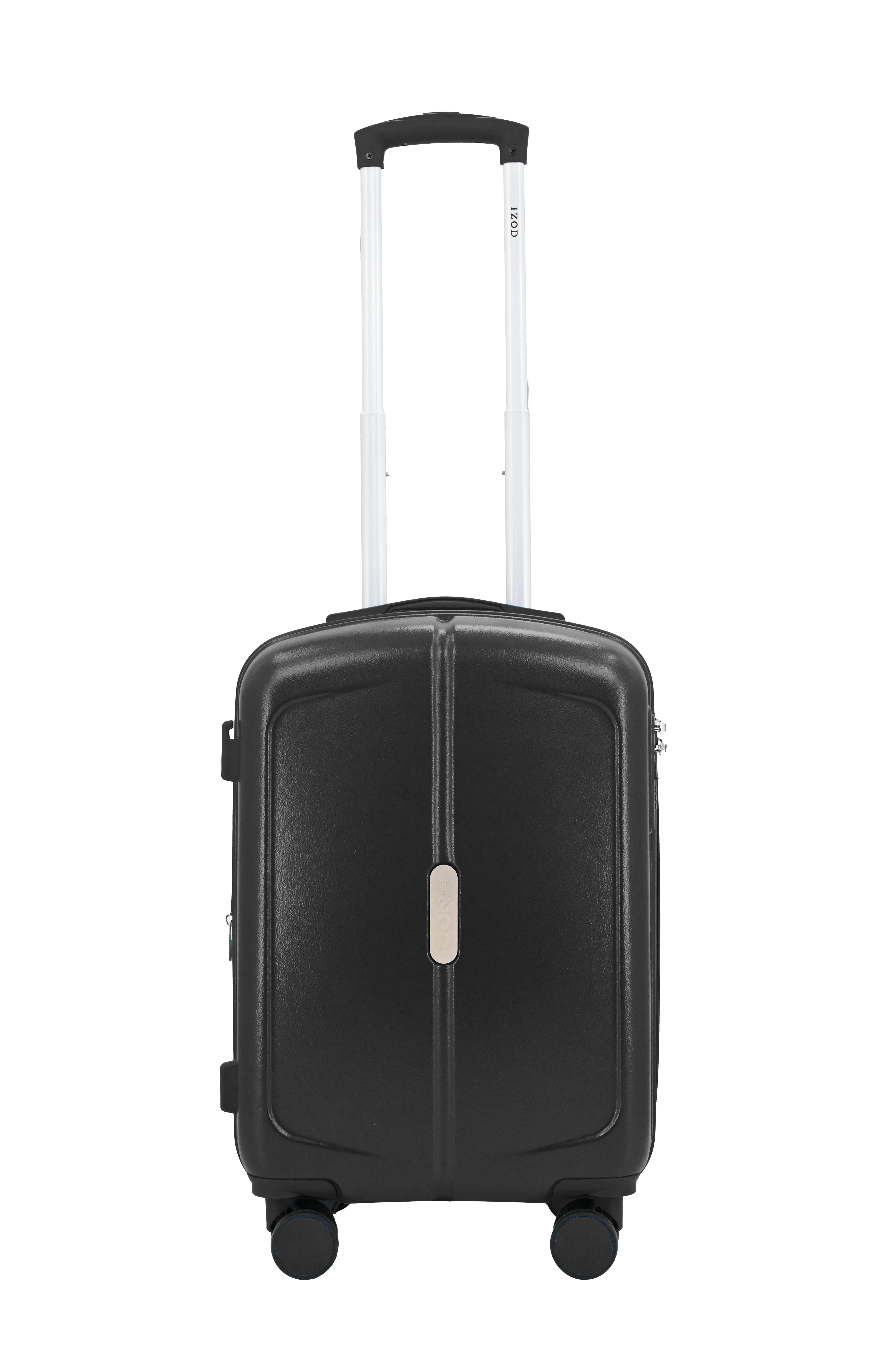 IZOD Mateo 20-Inch Carry-On Luggage – Lightweight Expandable ABS Hardside Suitcase with 360° Dual Spinner Wheels & Built-In Combo Lock