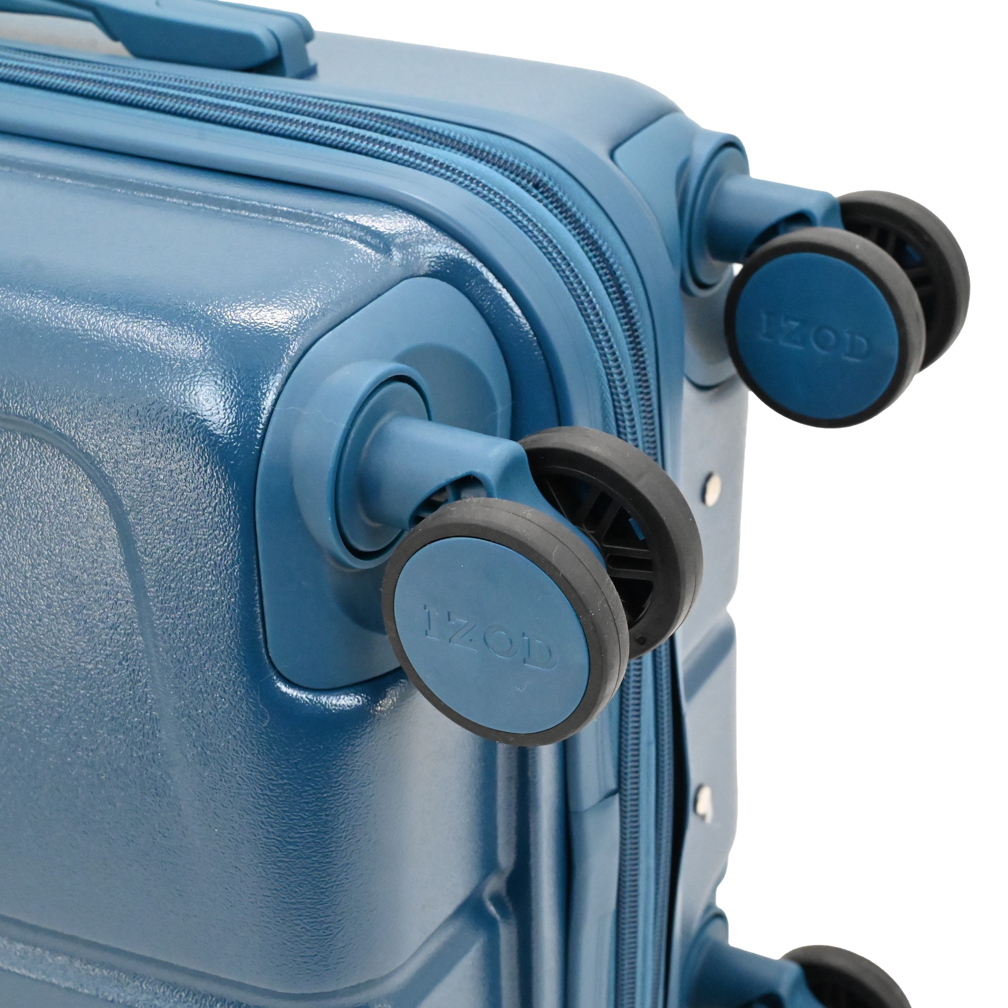 IZOD Mateo 20-Inch Carry-On Luggage – Lightweight Expandable ABS Hardside Suitcase with 360° Dual Spinner Wheels & Built-In Combo Lock