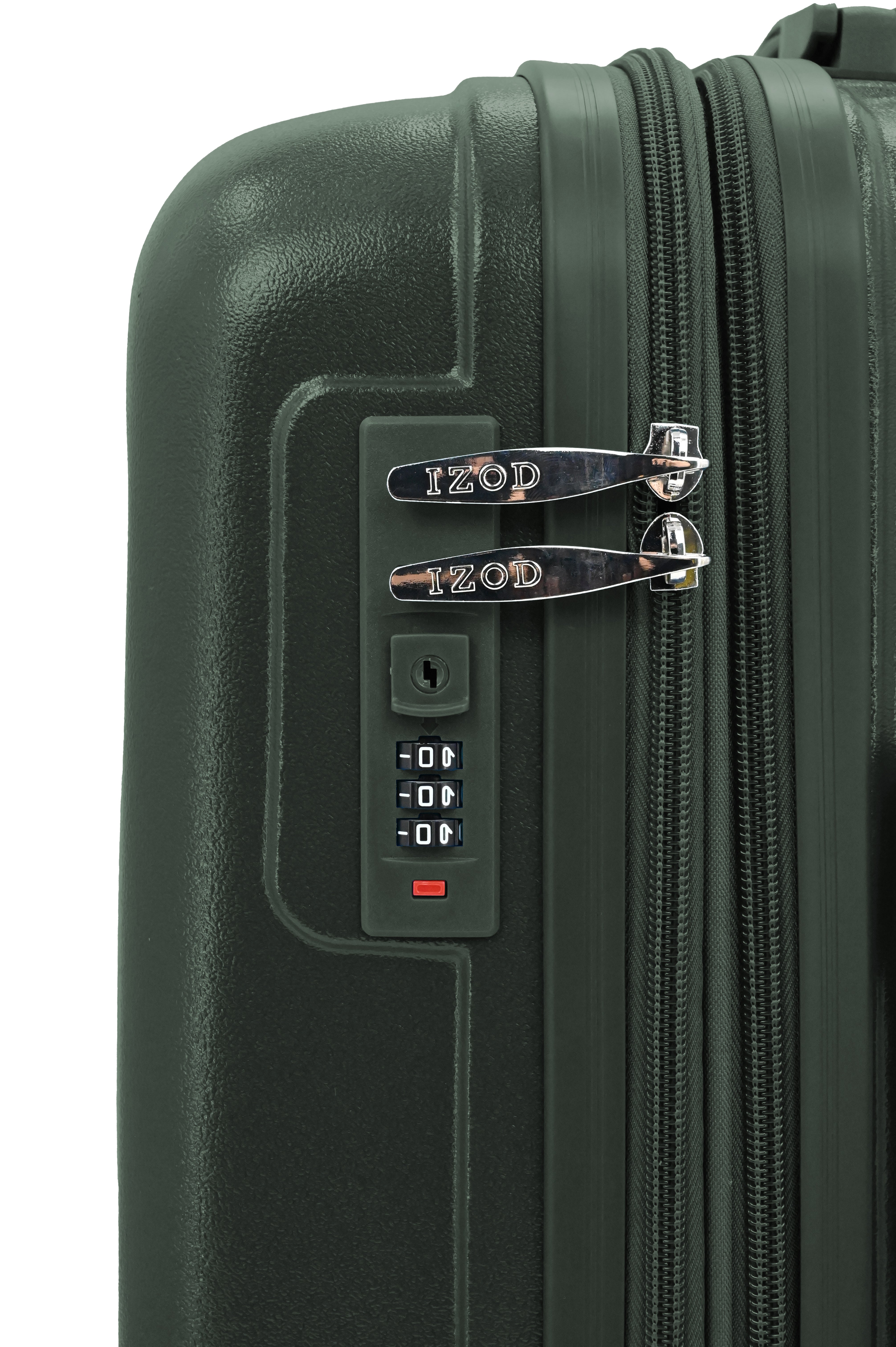 IZOD Mateo 20-Inch Carry-On Luggage – Lightweight Expandable ABS Hardside Suitcase with 360° Dual Spinner Wheels & Built-In Combo Lock