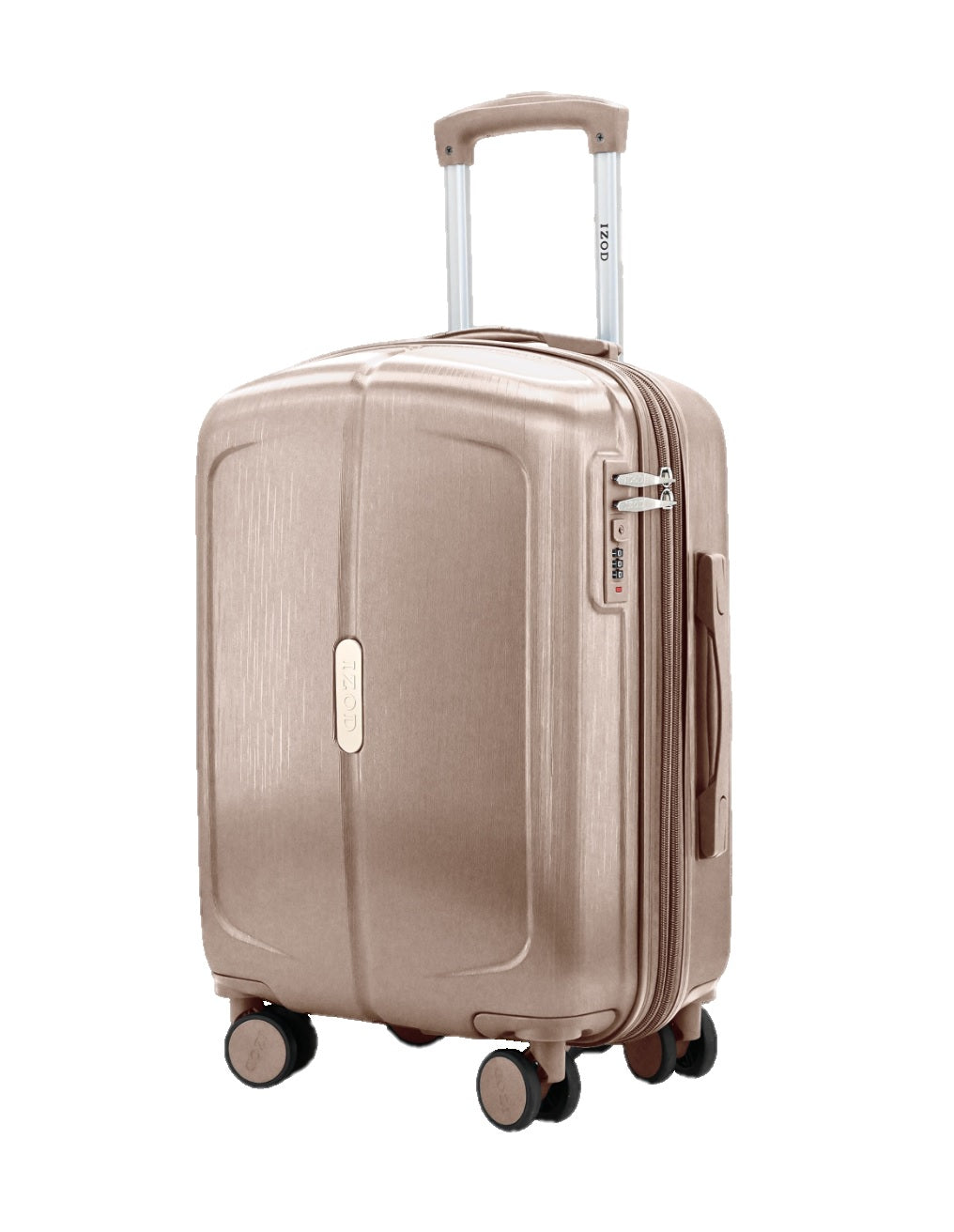 IZOD Mateo 20-Inch Carry-On Luggage – Lightweight Expandable ABS Hardside Suitcase with 360° Dual Spinner Wheels & Built-In Combo Lock