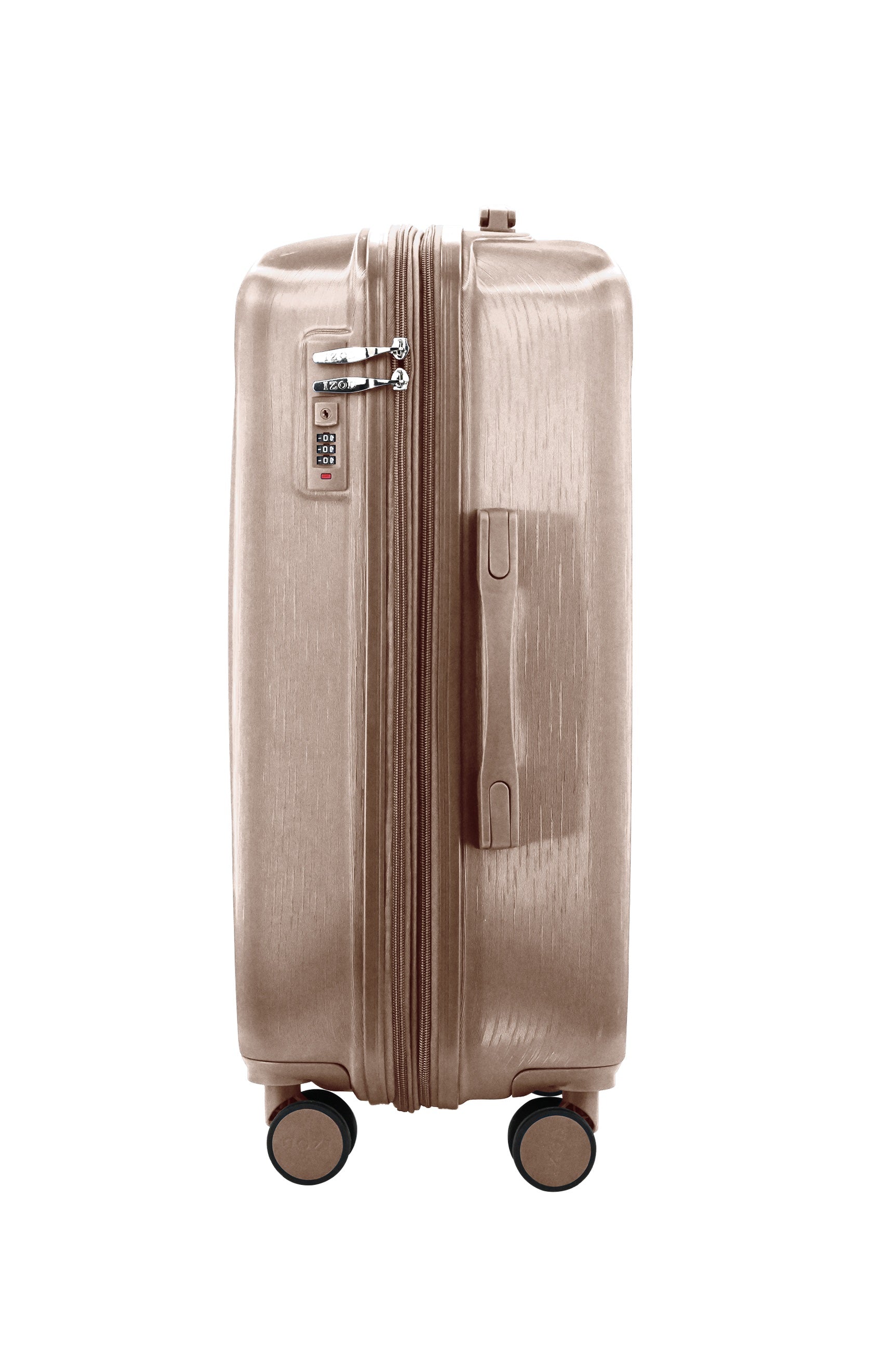 IZOD Mateo 20-Inch Carry-On Luggage – Lightweight Expandable ABS Hardside Suitcase with 360° Dual Spinner Wheels & Built-In Combo Lock