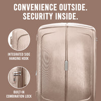 IZOD Mateo 20-Inch Carry-On Luggage – Lightweight Expandable ABS Hardside Suitcase with 360° Dual Spinner Wheels & Built-In Combo Lock