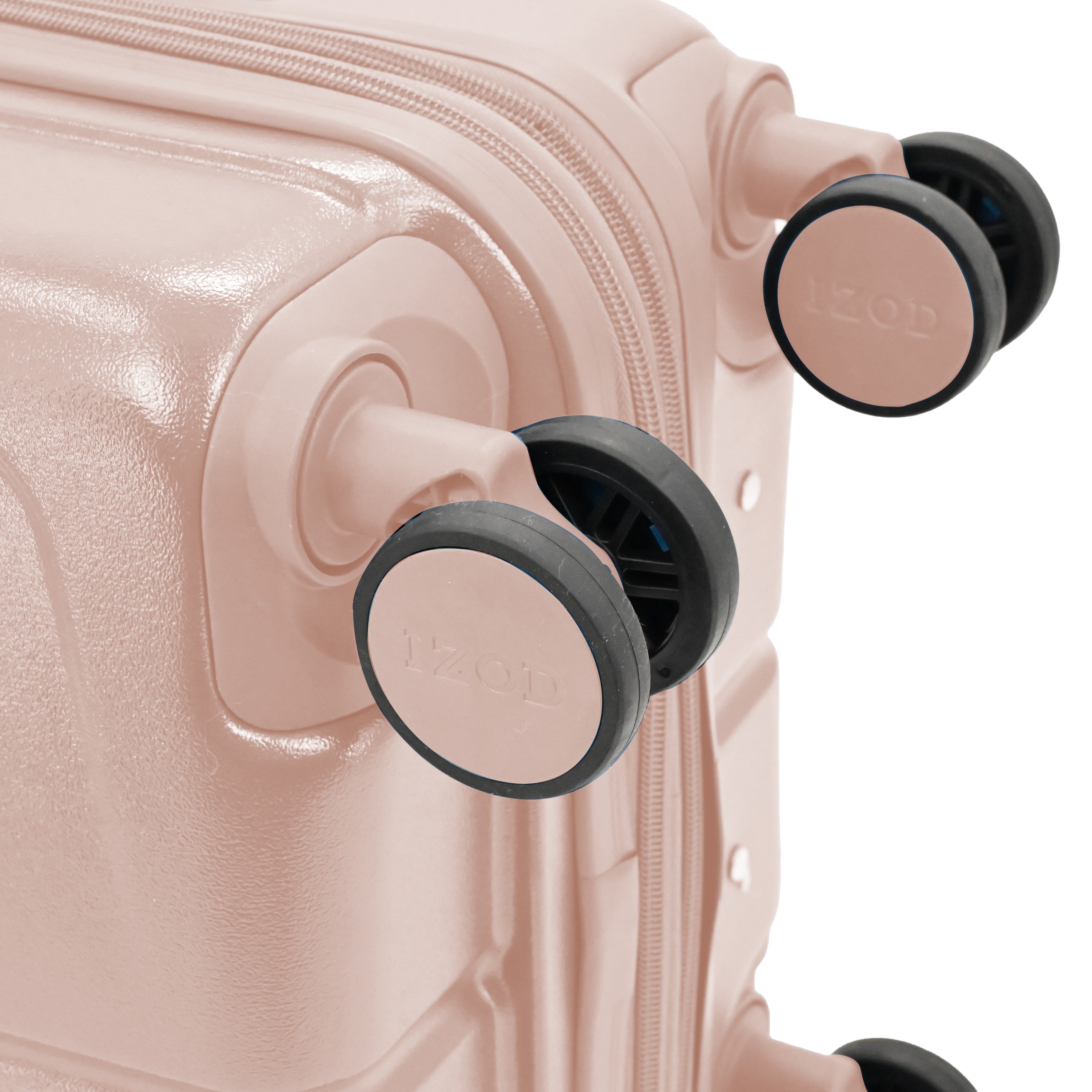 IZOD Mateo 20-Inch Carry-On Luggage – Lightweight Expandable ABS Hardside Suitcase with 360° Dual Spinner Wheels & Built-In Combo Lock