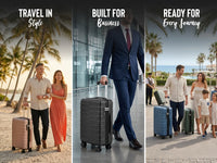 IZOD Romeo 20-Inch Carry-On Luggage – Lightweight Expandable ABS Hardside Suitcase with 360° Dual Spinner Wheels & Built-In Combo Lock