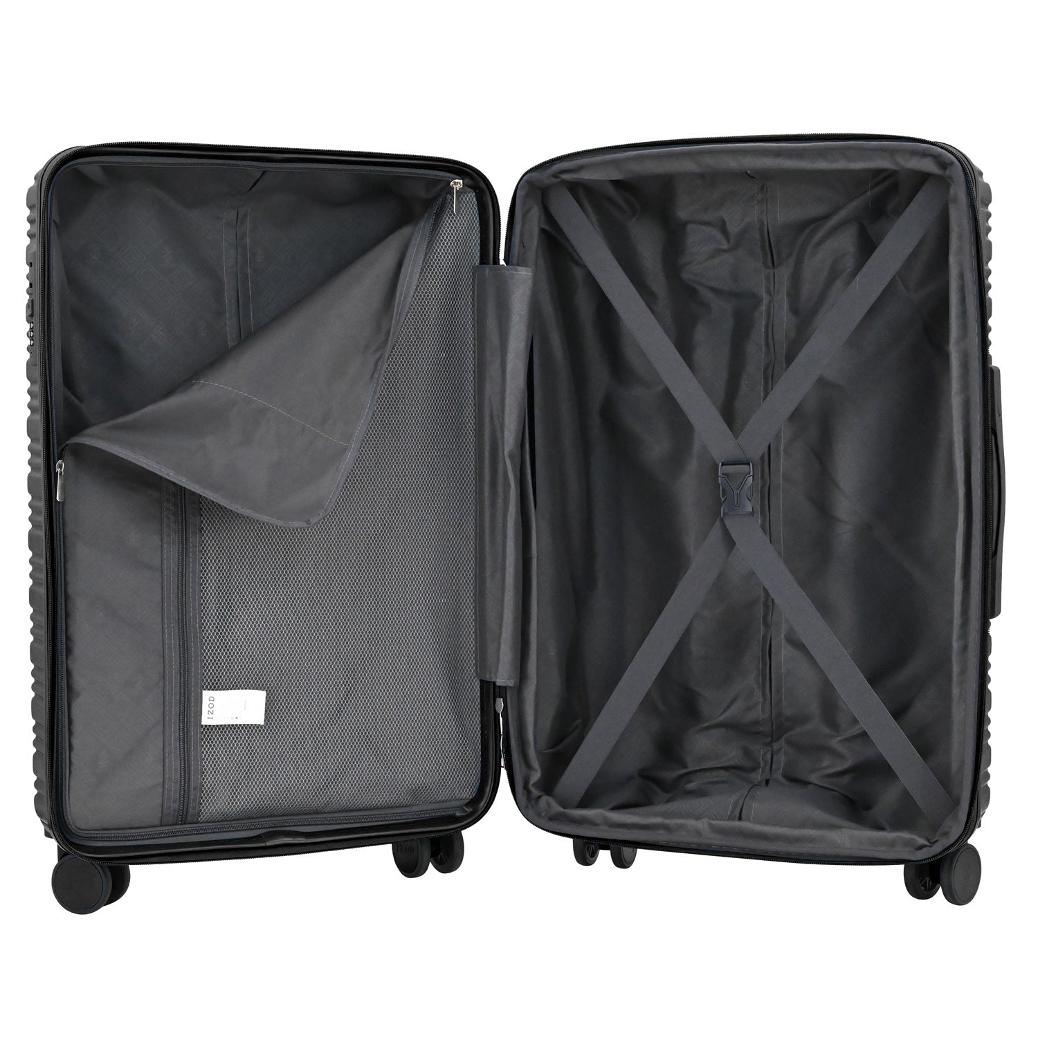 IZOD Romeo 20-Inch Carry-On Luggage – Lightweight Expandable ABS Hardside Suitcase with 360° Dual Spinner Wheels & Built-In Combo Lock