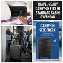 IZOD Romeo 20-Inch Carry-On Luggage – Lightweight Expandable ABS Hardside Suitcase with 360° Dual Spinner Wheels & Built-In Combo Lock