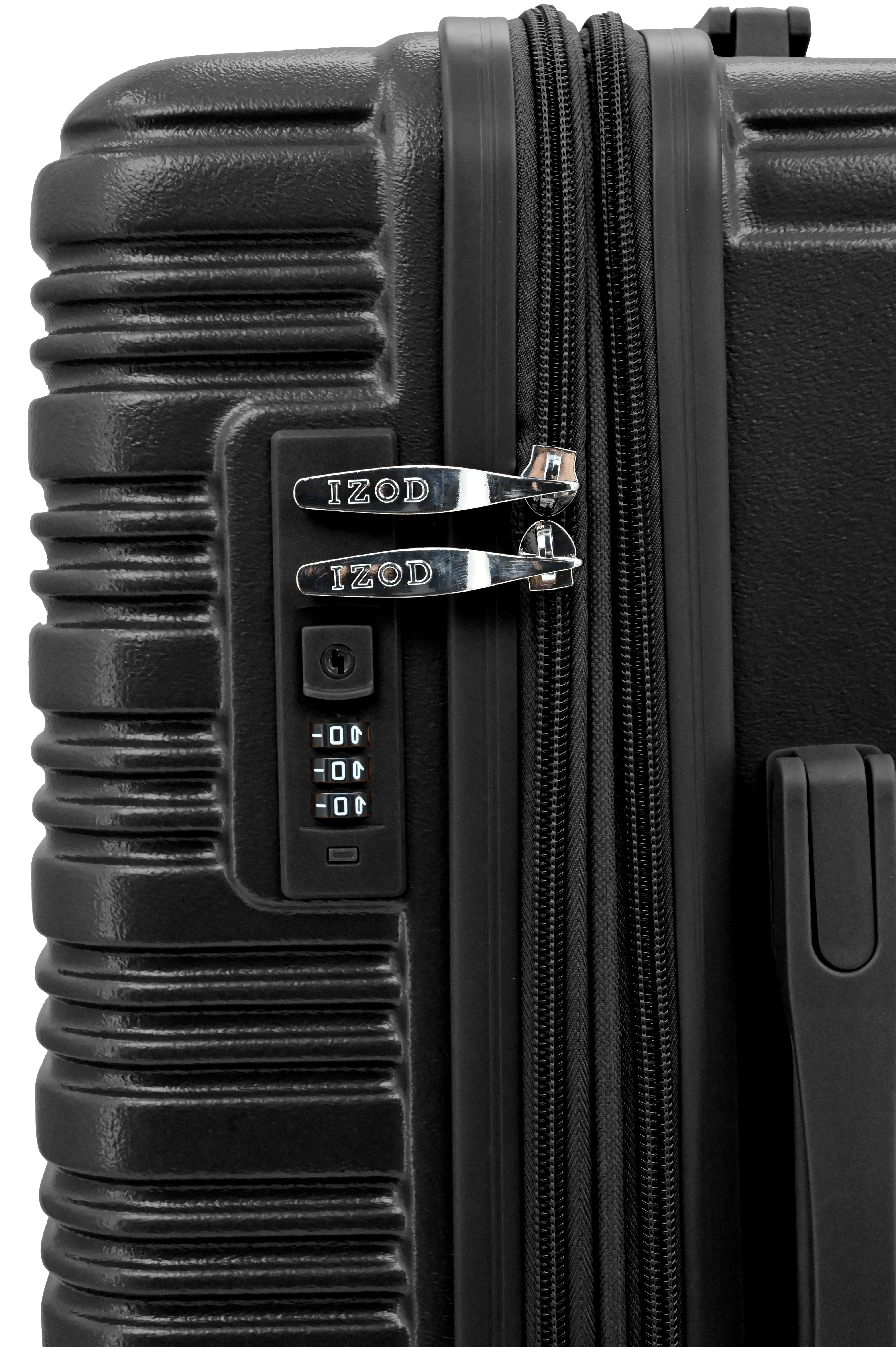IZOD Romeo 20-Inch Carry-On Luggage – Lightweight Expandable ABS Hardside Suitcase with 360° Dual Spinner Wheels & Built-In Combo Lock