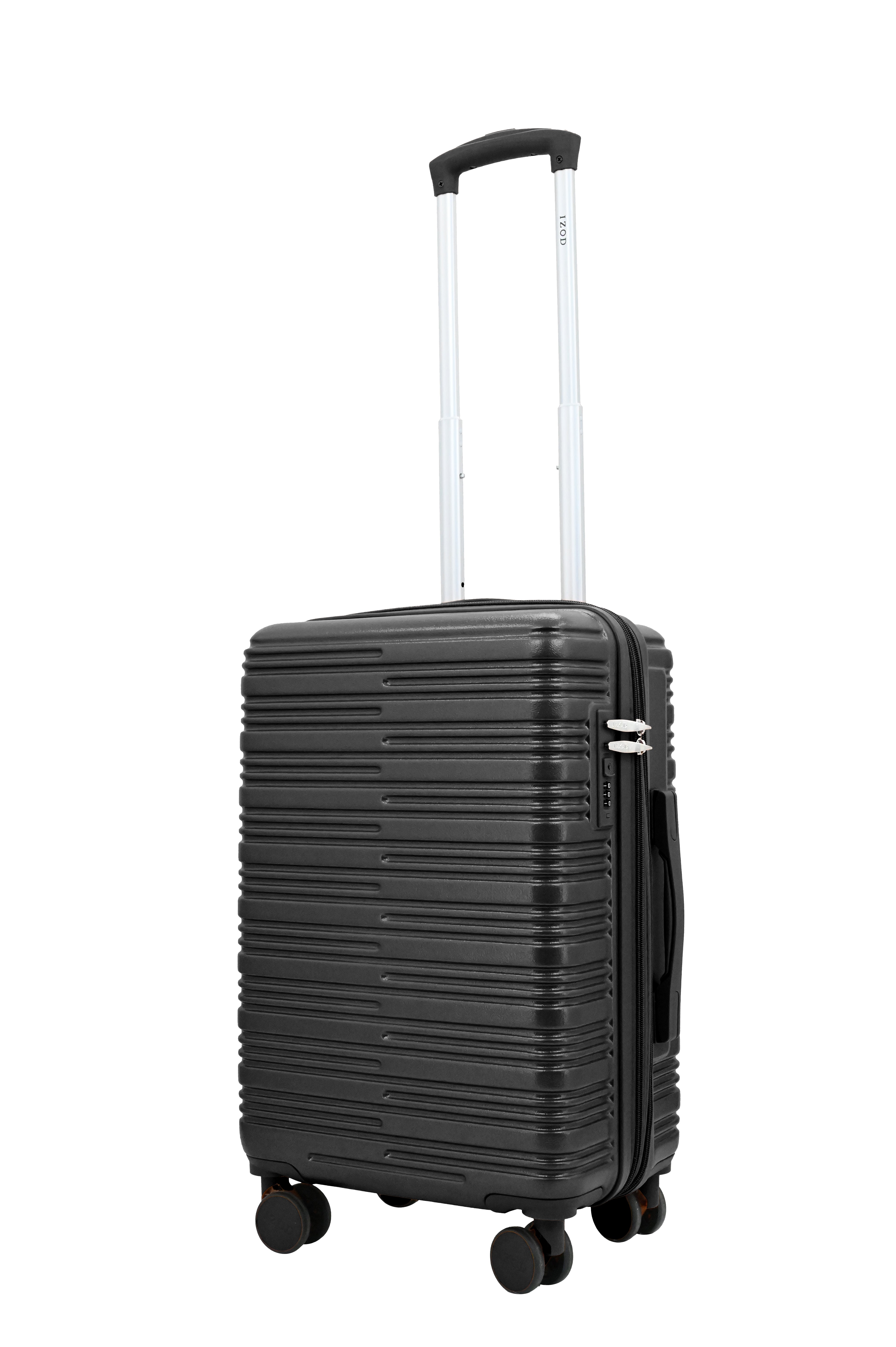 IZOD Romeo 20-Inch Carry-On Luggage – Lightweight Expandable ABS Hardside Suitcase with 360° Dual Spinner Wheels & Built-In Combo Lock