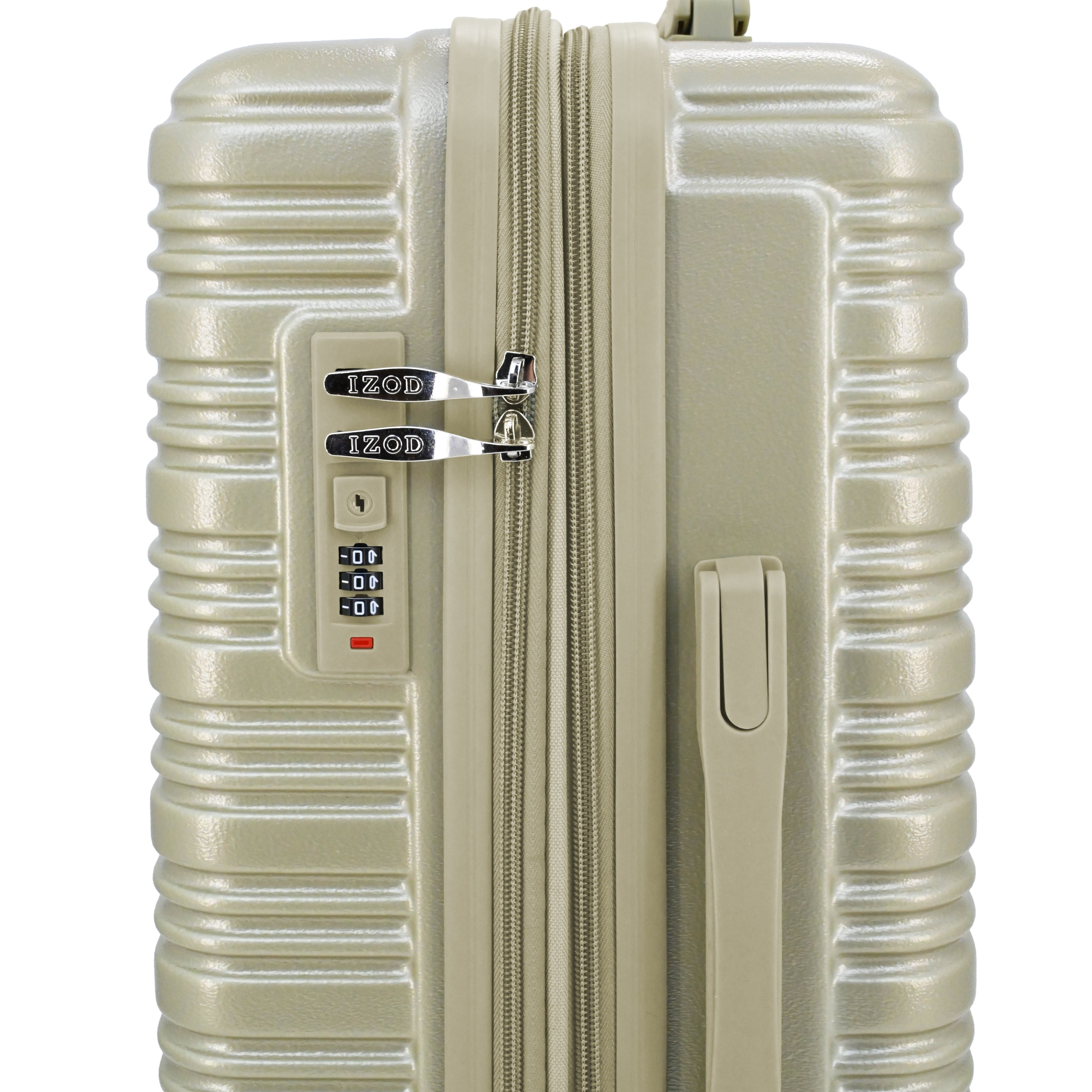 IZOD Romeo 20-Inch Carry-On Luggage – Lightweight Expandable ABS Hardside Suitcase with 360° Dual Spinner Wheels & Built-In Combo Lock