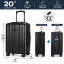 Isla 20 Inch Carry-On Expandable Spinner with Combo Lock