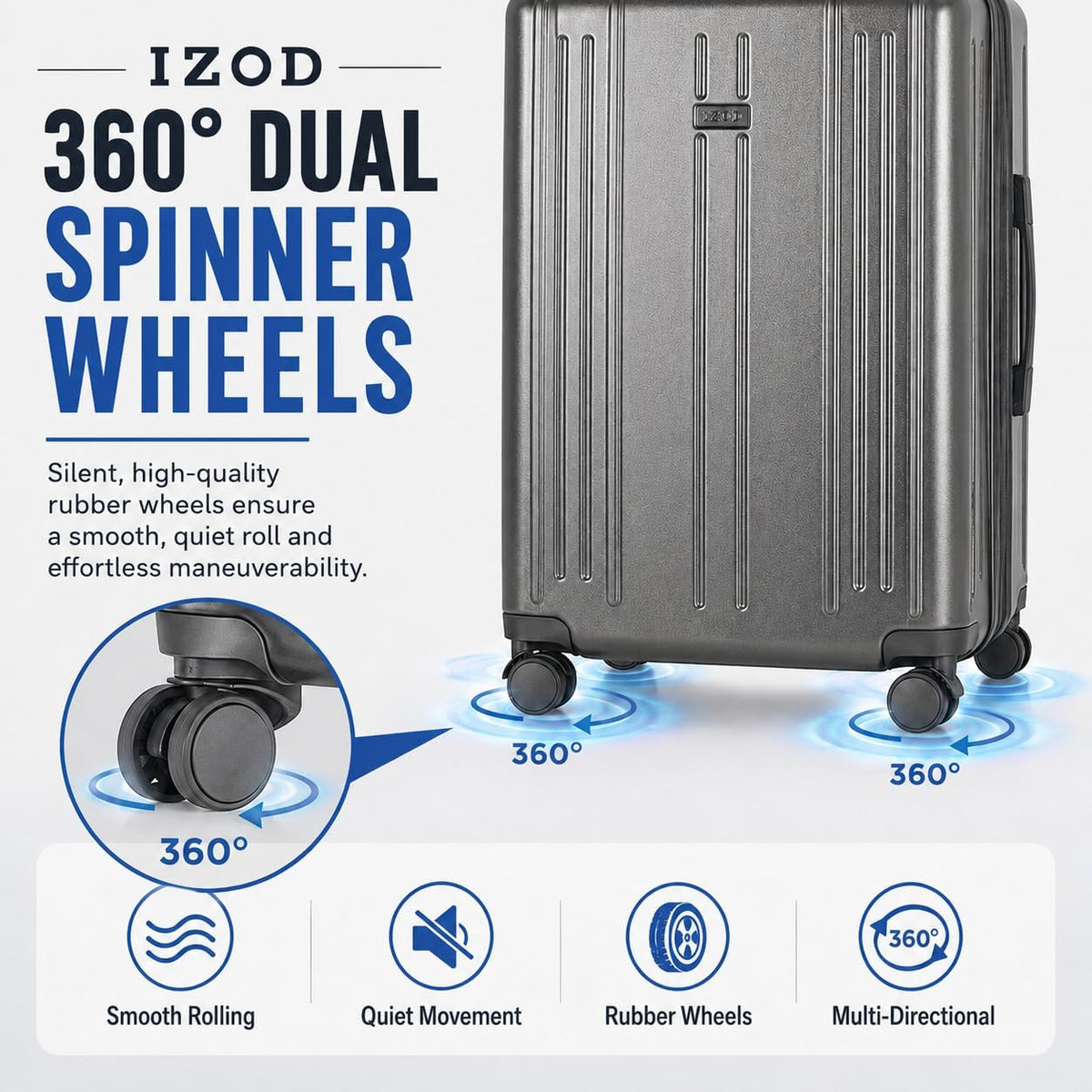 Isla 20 Inch Carry-On Expandable Spinner with Combo Lock