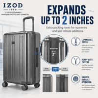 Isla 20 Inch Carry-On Expandable Spinner with Combo Lock