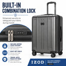 Isla 20 Inch Carry-On Expandable Spinner with Combo Lock