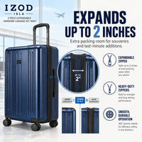 Isla 20 Inch Carry-On Expandable Spinner with Combo Lock