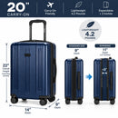 Isla 20 Inch Carry-On Expandable Spinner with Combo Lock